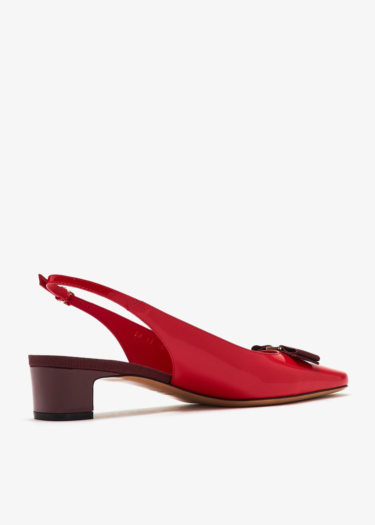 Salvatore Ferragamo o1s1rm0526 Vara Bow Slingback Pumps in Red Size US 8 / IT 38 - 4 Thumbnail