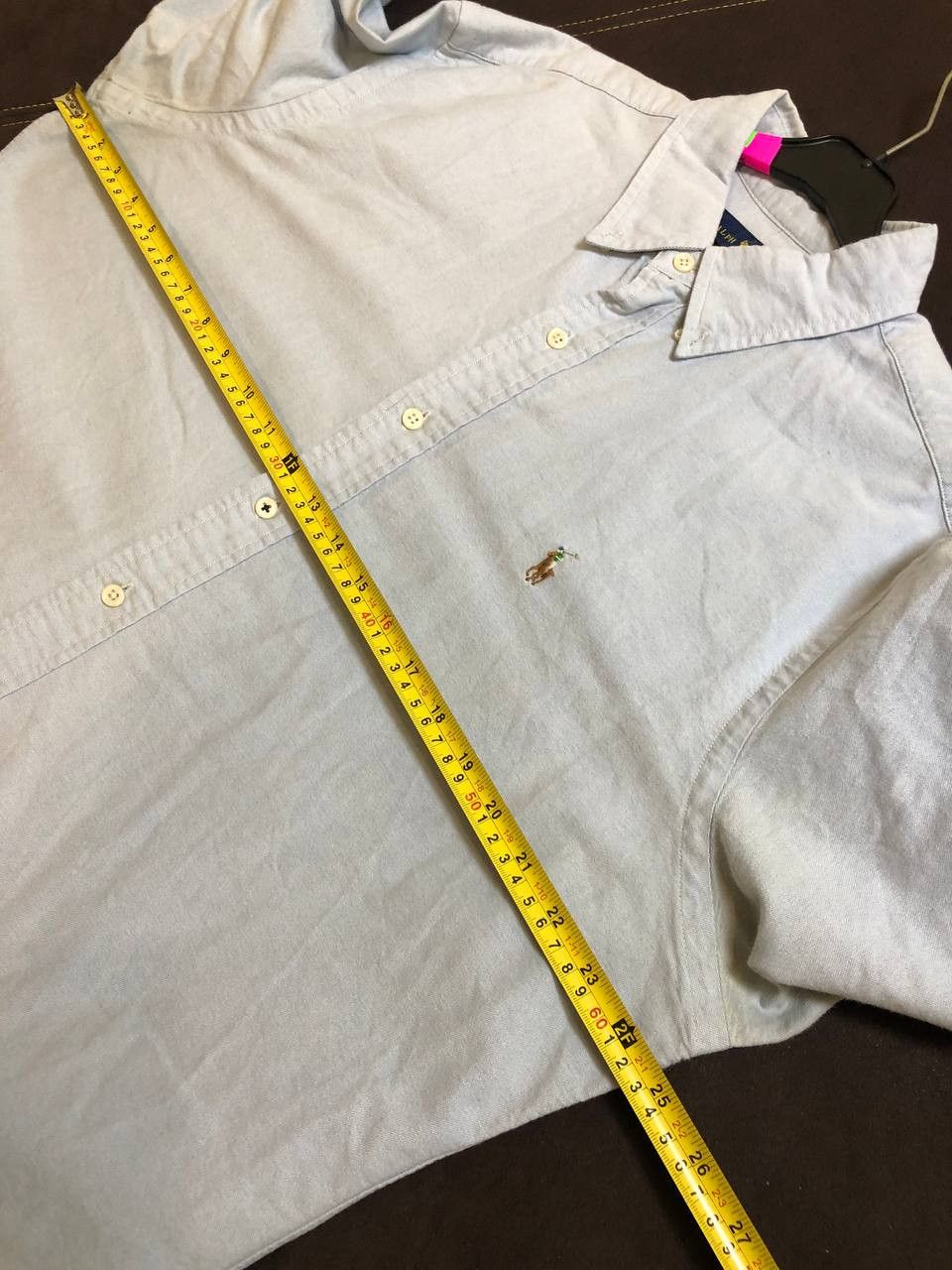 Polo Ralph Lauren Men's Stretch Oxford Slim Fit Button Down Long Sleeve shirt Size US L / EU 52-54 / 3 - 12 Thumbnail