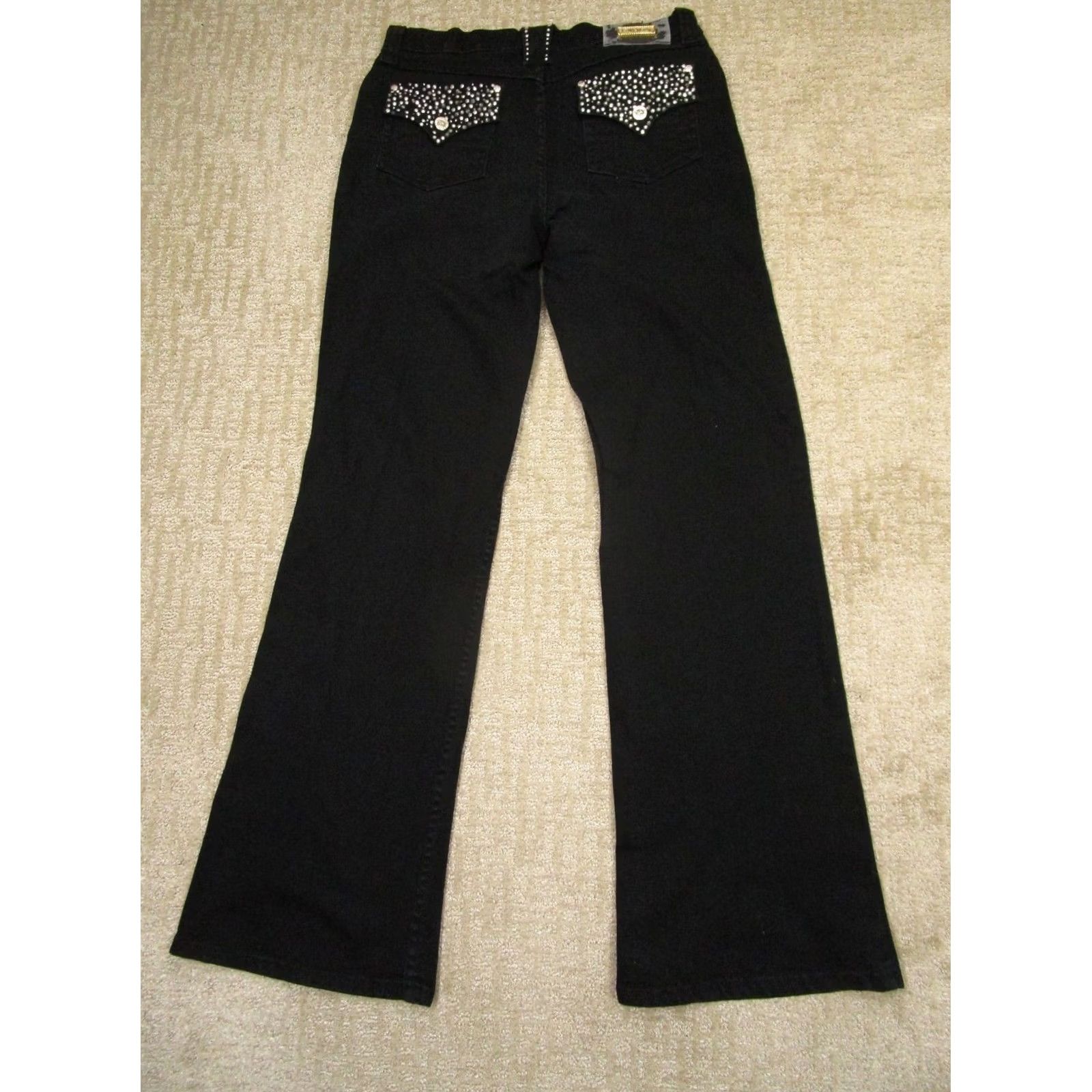 Vintage VINTAGE Lawman Jeans Women 29 Black High Rise Bootcut Pants 90s Southwestern Cowboy Retro Denim Regular Women’s Jeans Size 29" - 3 Thumbnail