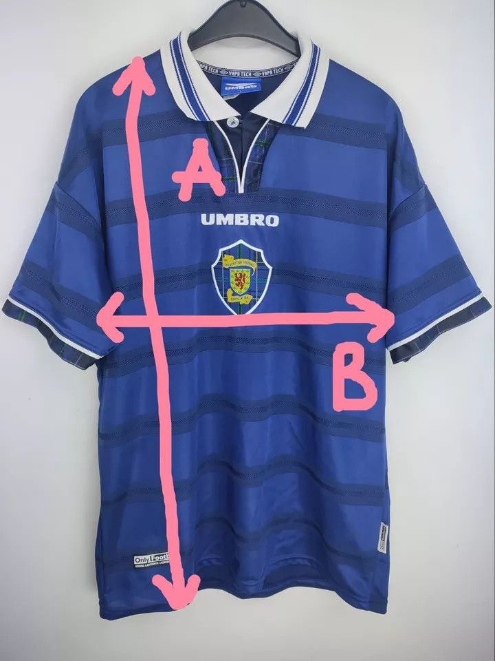 Umbro Scotland Umbro Home 1998-00 #31 MC Regnault FOOTBALL Kit Size US L / EU 52-54 / 3 - 13 Thumbnail