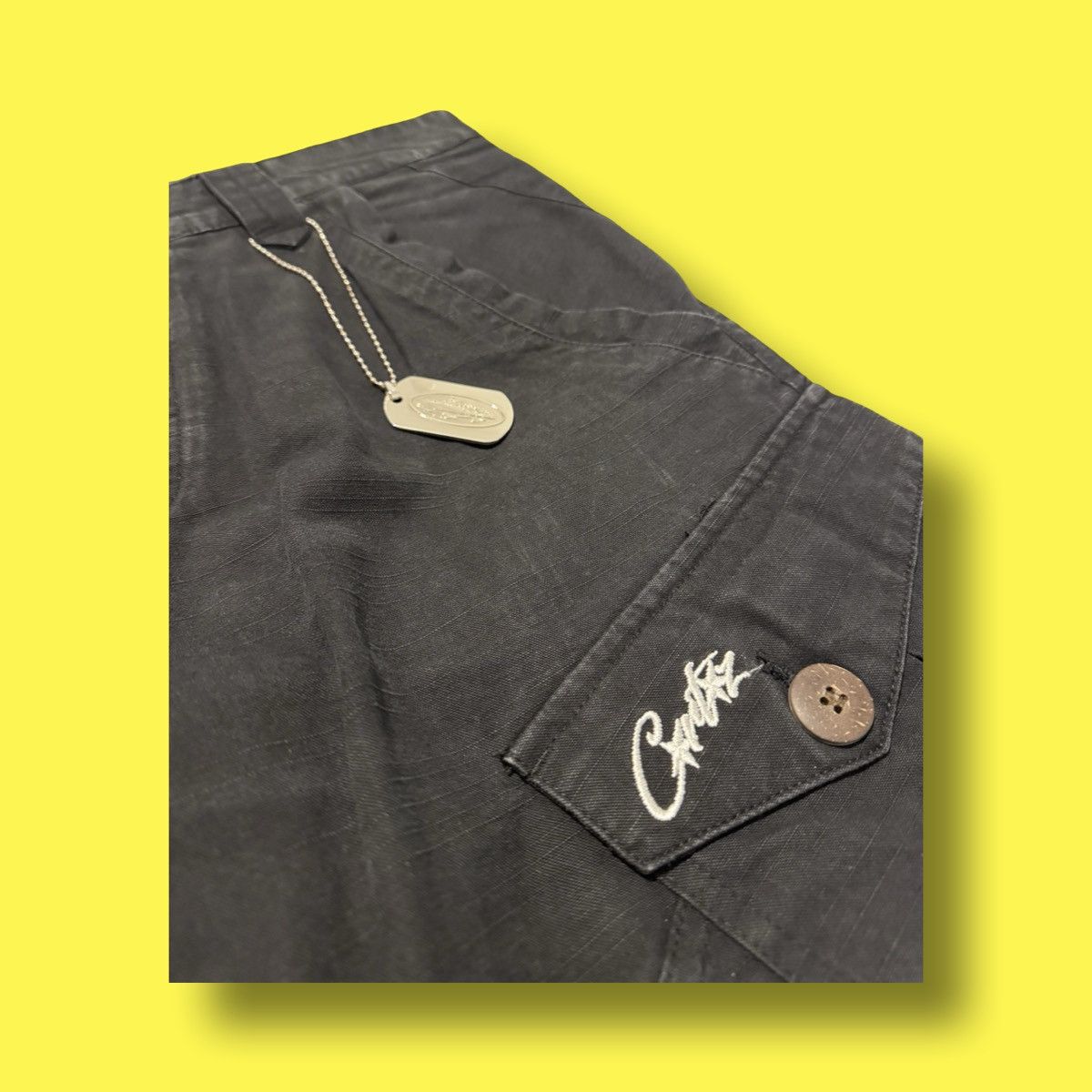 Corteiz Corteiz Black Storm Cargo Trousers Pants - Waist 32 / Medium Size US 32 / EU 48 - 3 Thumbnail