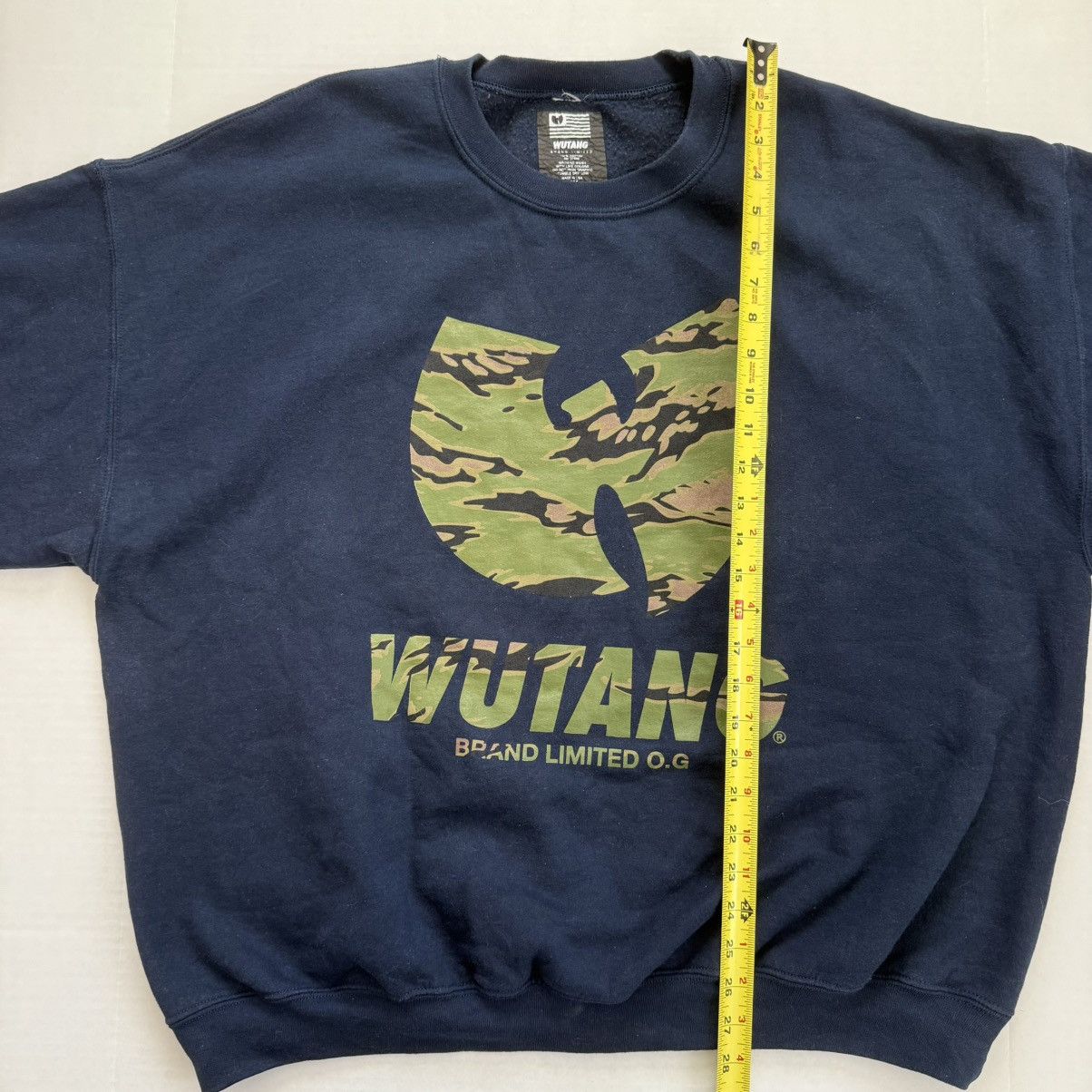 Wu-Tang Clan 🔴Wu-Tang Sweater Size XL Camouflage WuTang Crewneck Killarmy Size US XXL / EU 58 / 5 - 5 Thumbnail