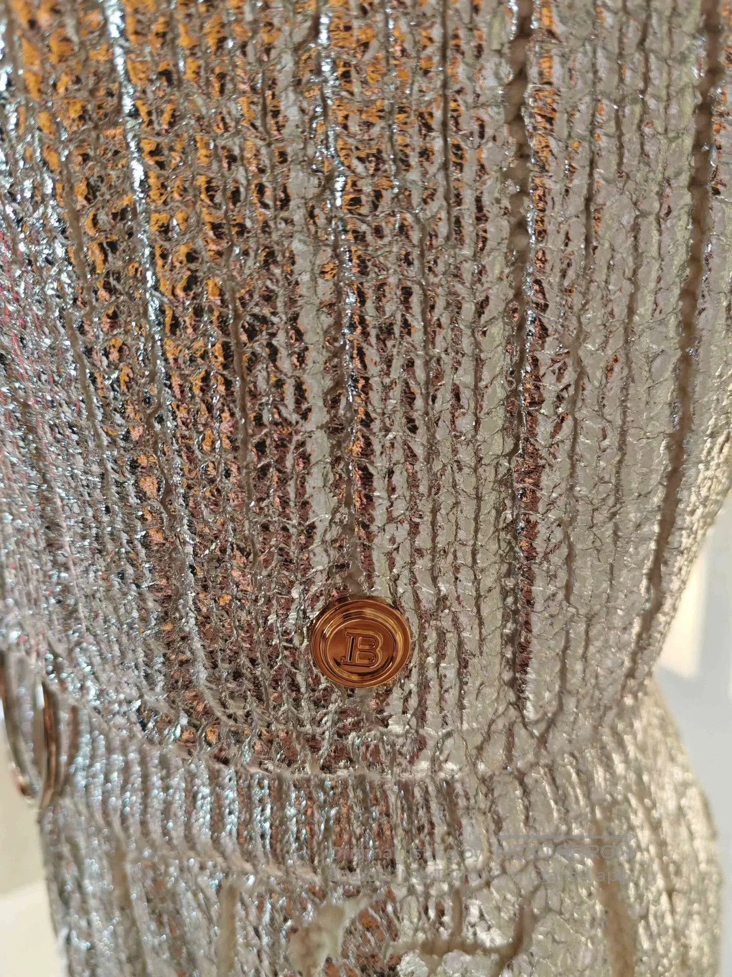 Balmain Balmain Silver Sequin Knit Set. Size XS / US 0-2 / IT 36-38 - 4 Thumbnail