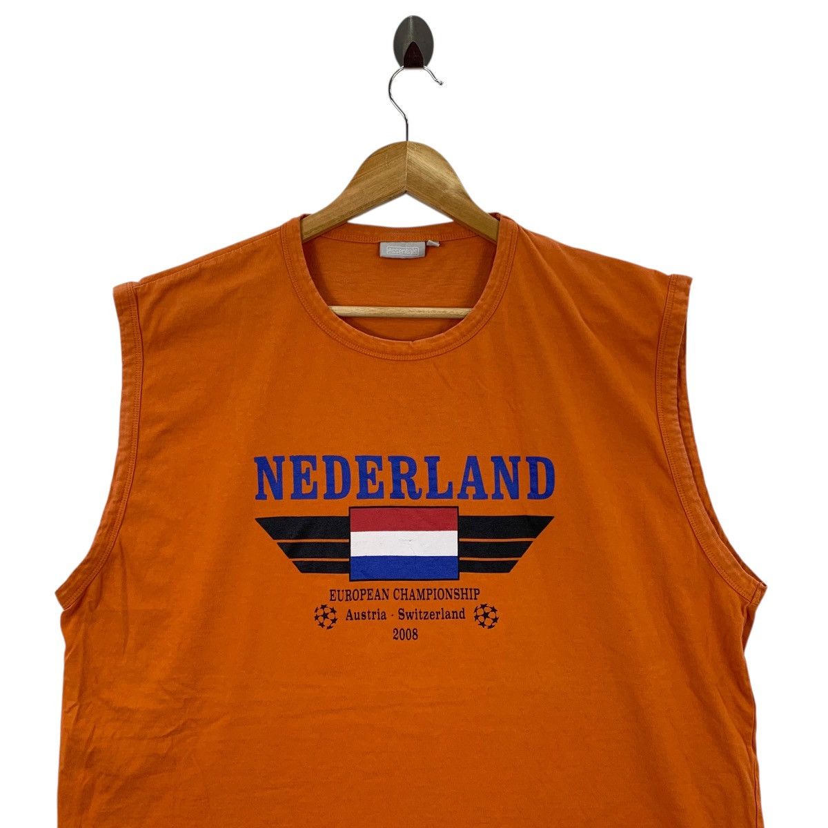 Vintage Vintage NEDERLAND EUROPEAN CHAMPIONSHIP Austria Tshirt Size US XXL / EU 58 / 5 - 2 Thumbnail