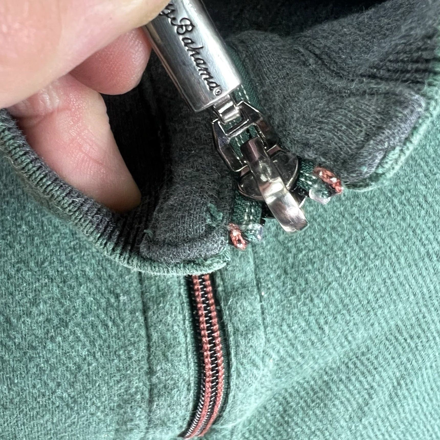 Tommy Bahama Tommy Bahama Sweatshirt Mens XL Green/Gray Reversable 1/4 Zip Size US XL / EU 56 / 4 - 4 Thumbnail