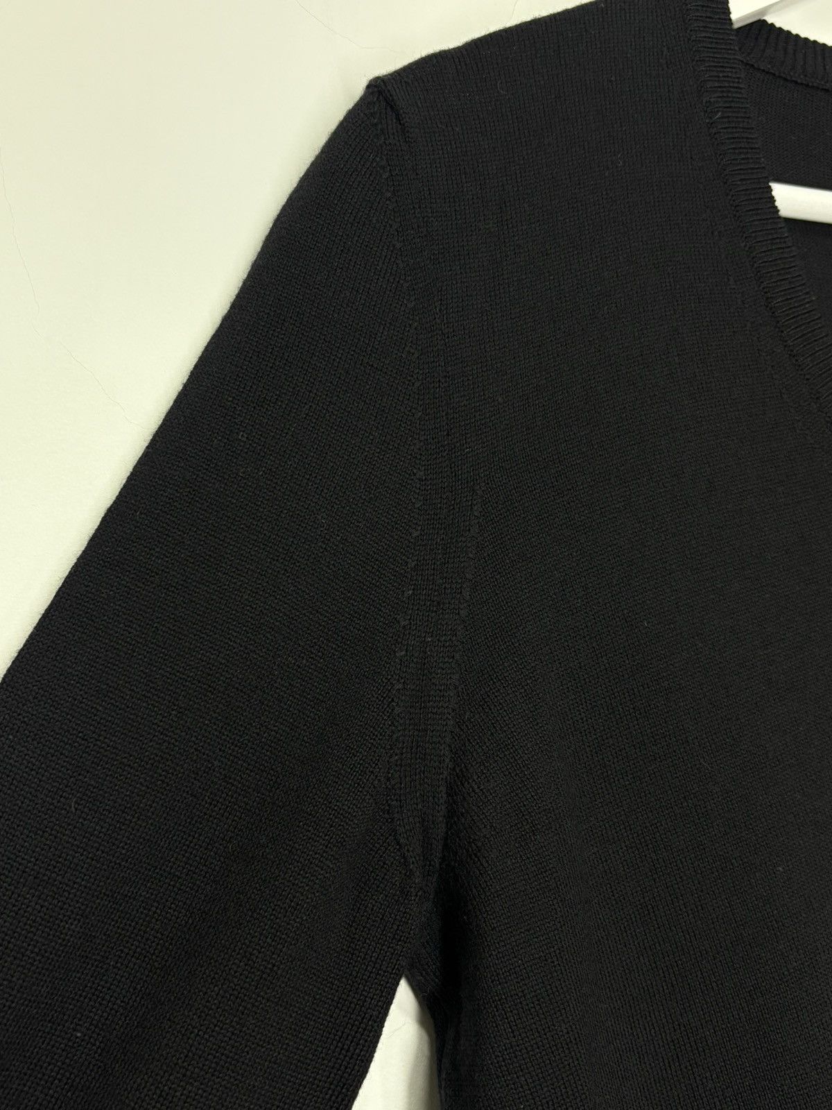 Versace Versace Collection Back Medusa Knitted Sweater Black V-Neck Size US S / EU 44-46 / 1 - 9 Thumbnail