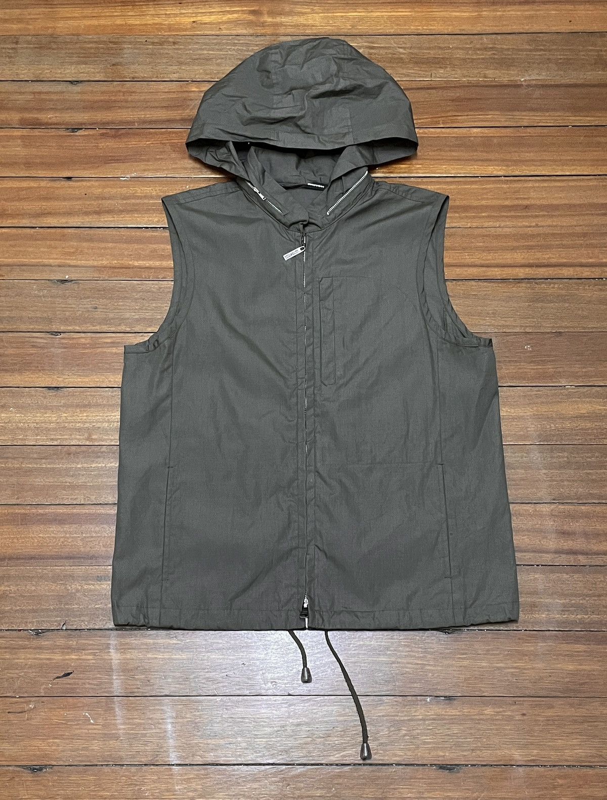 Gaultier Homme Objet Rare Vintage Gaultier Homme Objet Sleeveless Hoodie 2000s Size US M / EU 48-50 / 2 - 1 Thumbnail