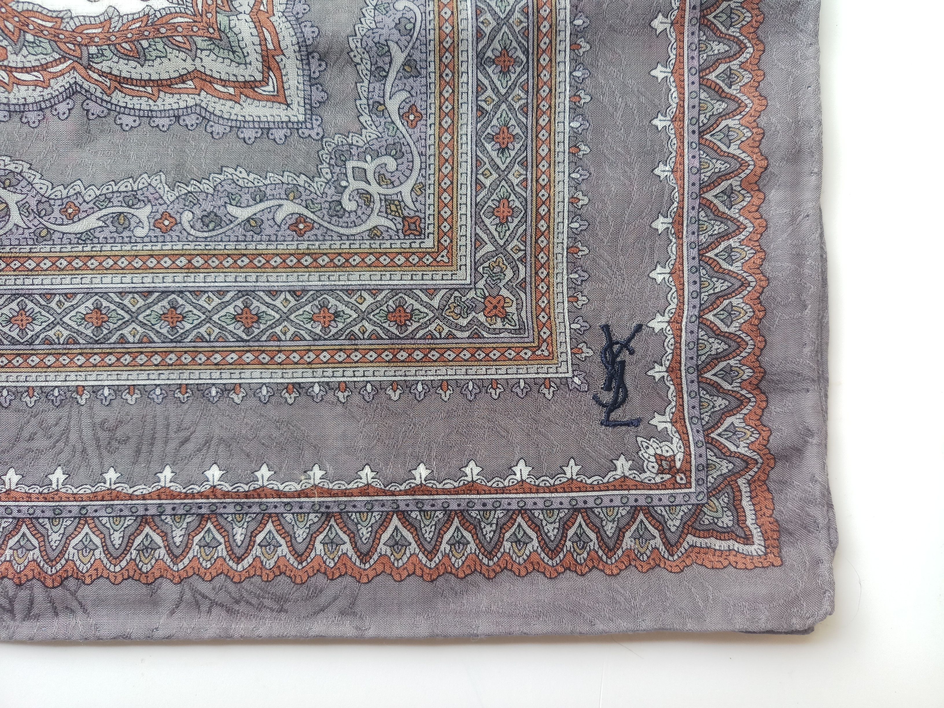 Yves Saint Laurent Yves saint laurent handkerchief cotton 100% Bandana Size ONE SIZE - 2 Thumbnail