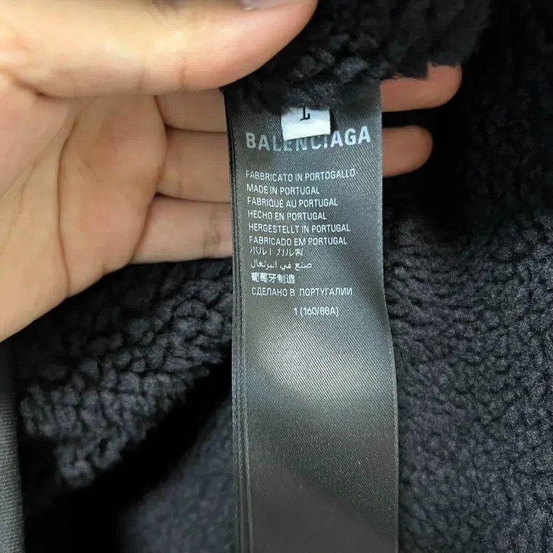 Balenciaga Balenciaga Reflective 3B Logo Fleece Hooded Sweatshirt Size US S / EU 44-46 / 1 - 4 Thumbnail