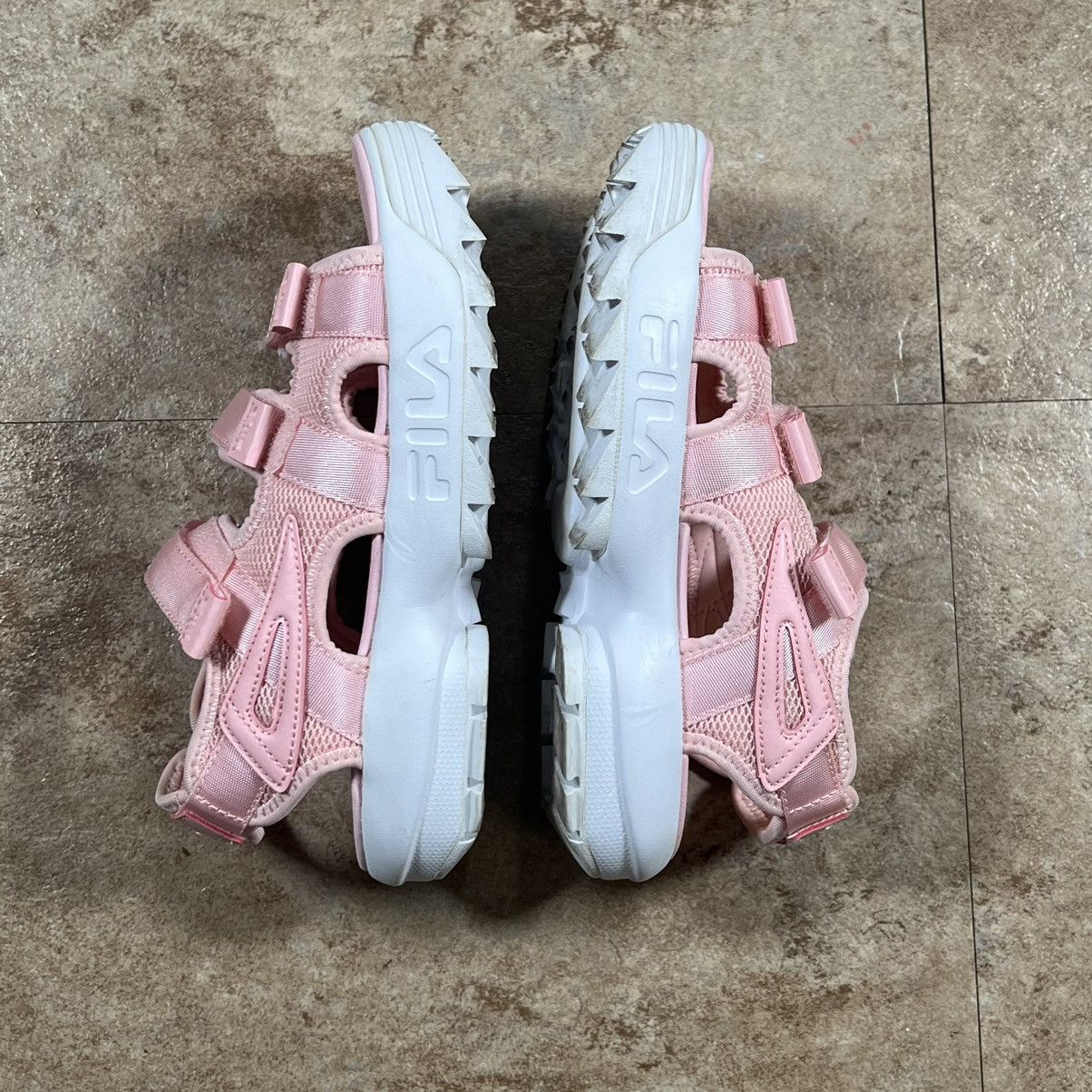 Fila Fila Tapered Sandals Pink Women Lifestyle Strap Platform Size US 6 / IT 36 - 6 Thumbnail