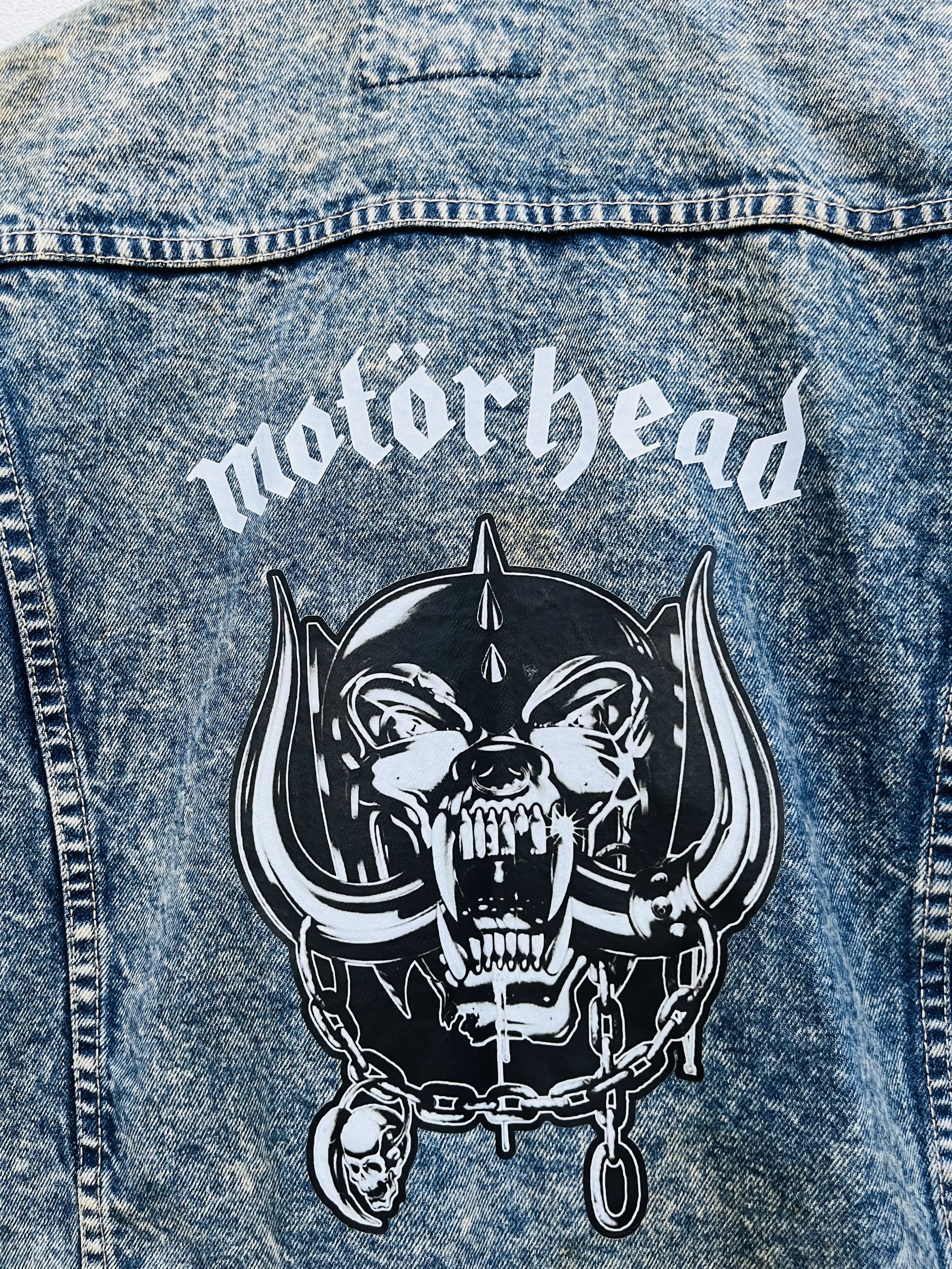 Band Tees Vintage John Power Custom Motorhead Acis Wash Jacket Size US M / EU 48-50 / 2 - 6 Thumbnail