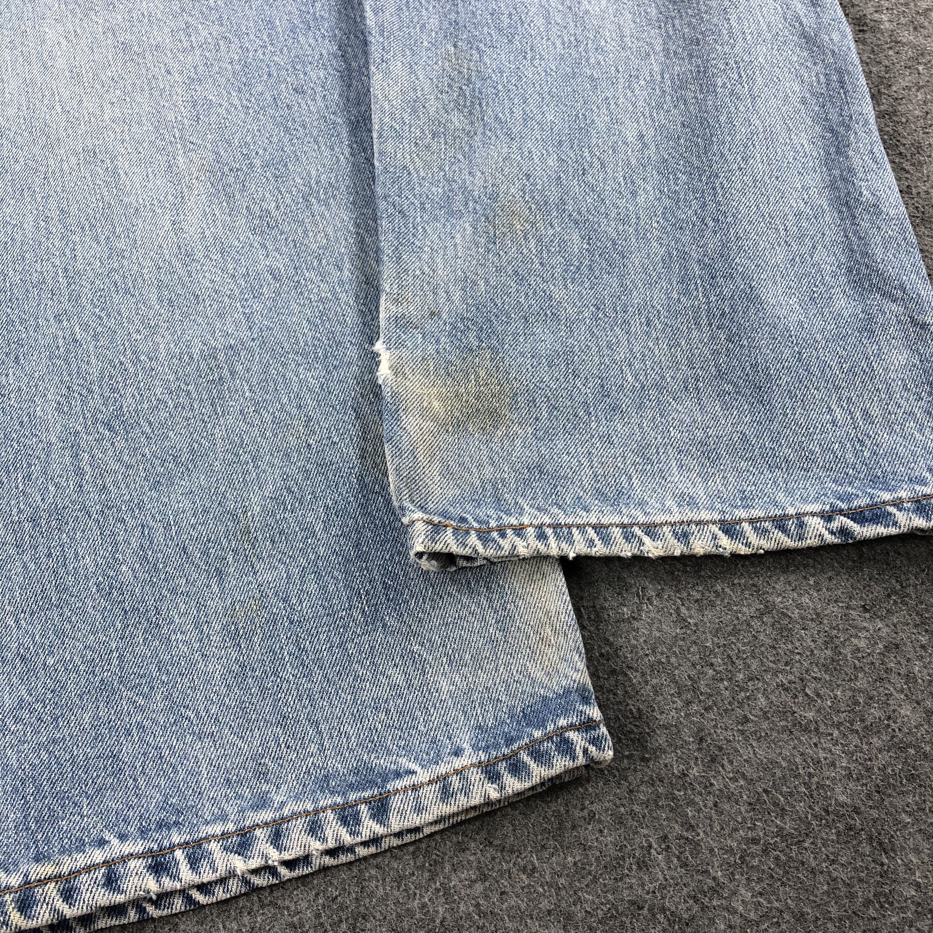 Levi's 90s Vintage Light Wash Levis 505 Jeans-J1628 Size US 40 / EU 56 - 6 Thumbnail
