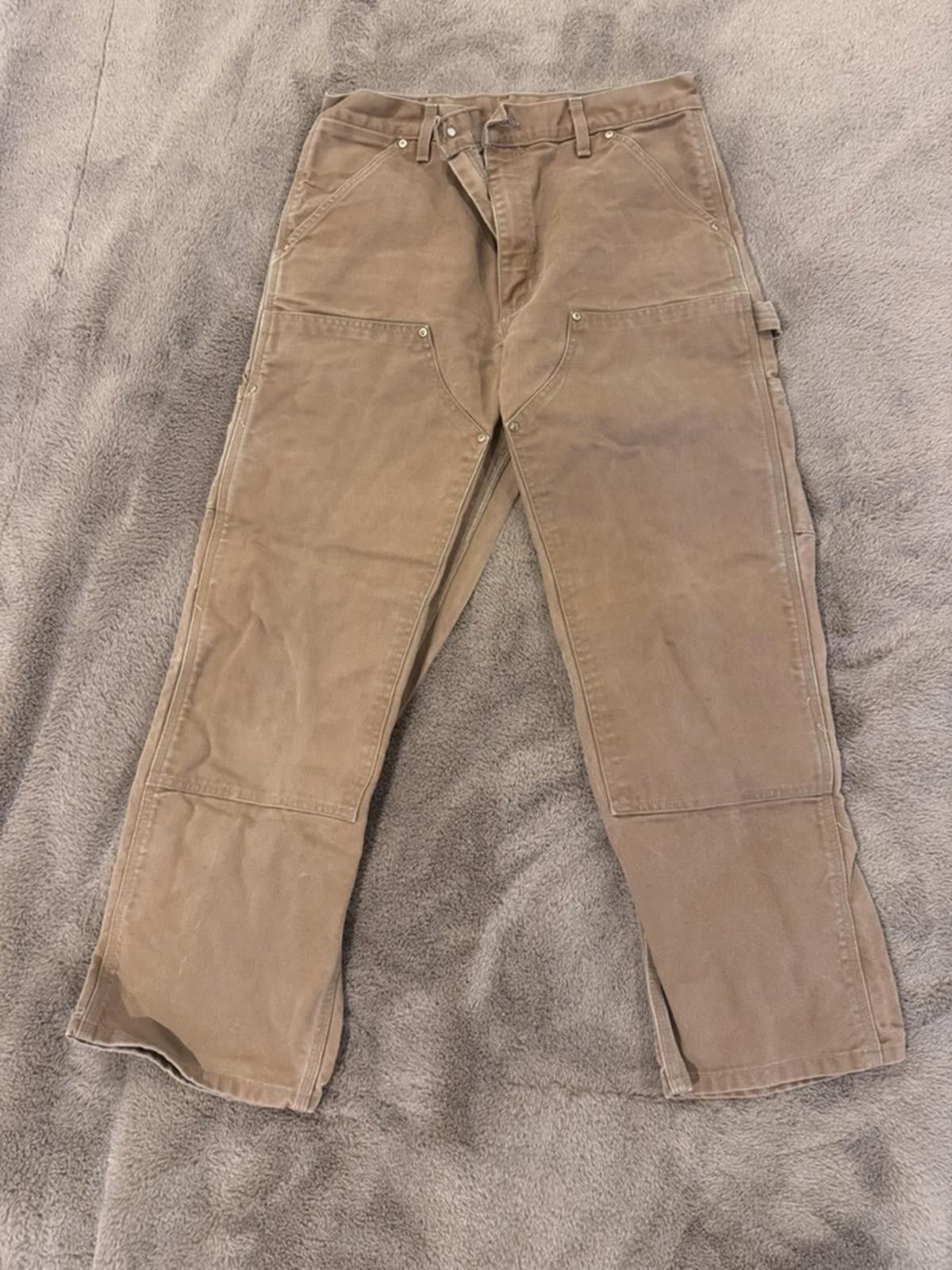Carhartt Carhartt Brown Workwear Canvas Pants Size US 32 / EU 48 - 2 Thumbnail