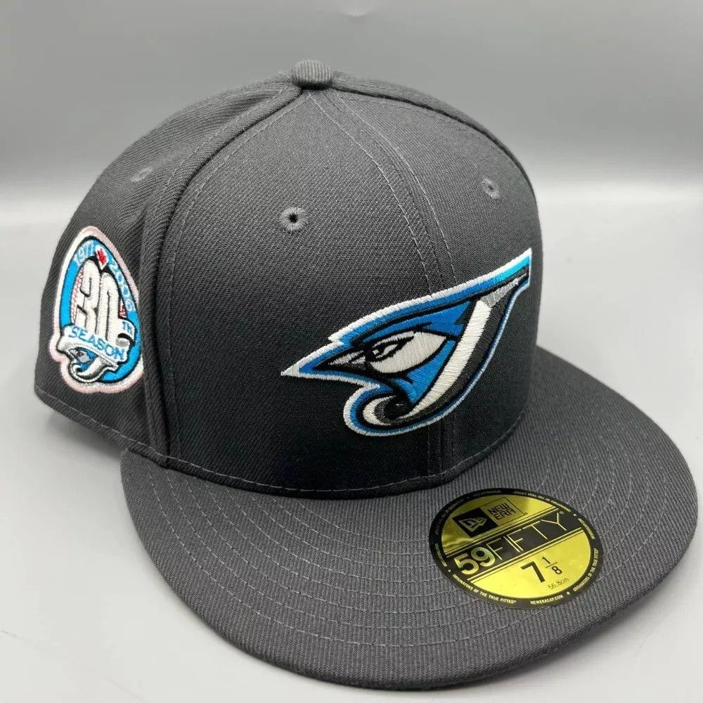 Toronto Blue Jays Hat Men 1/8 59Fifty New Era Fitted Cap