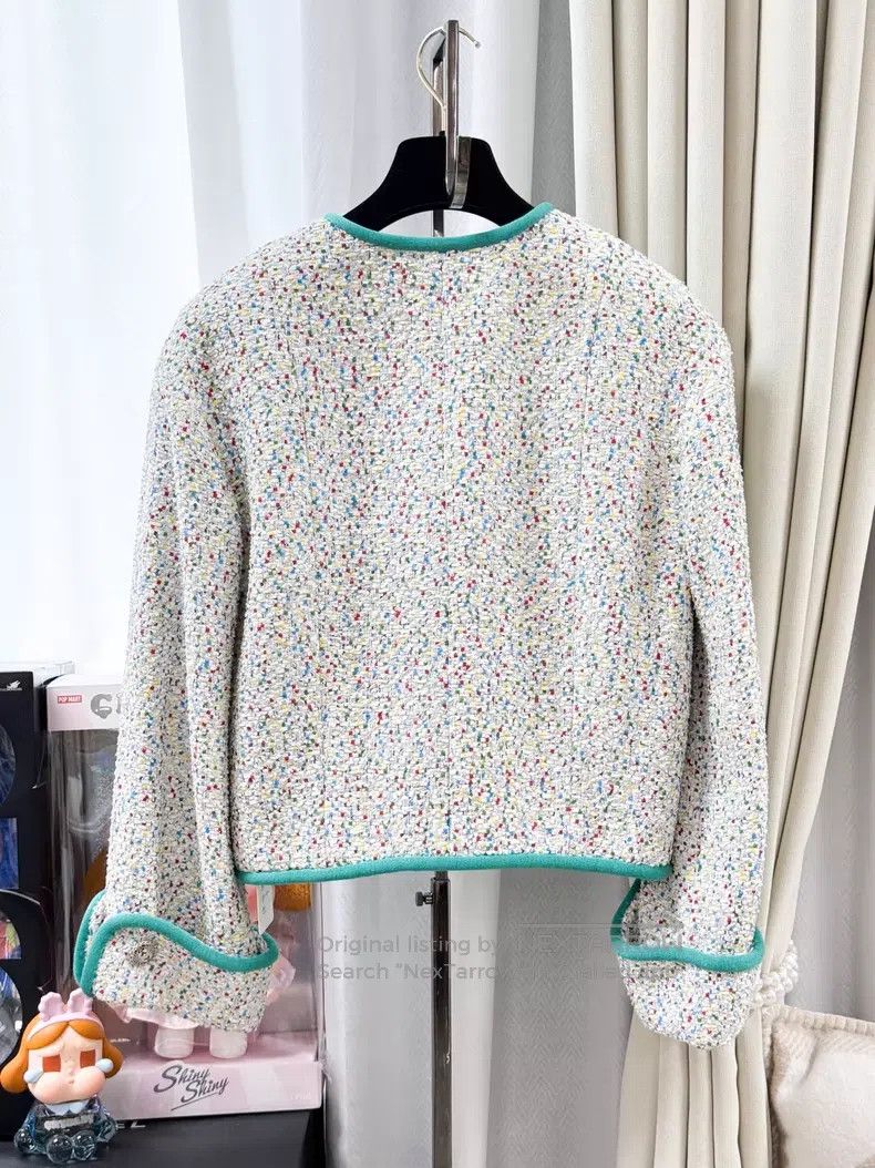 Chanel Chanel Roll-edge colorful tweed fine flash two-pocket zipp Size XS / US 0-2 / IT 36-38 - 3 Thumbnail