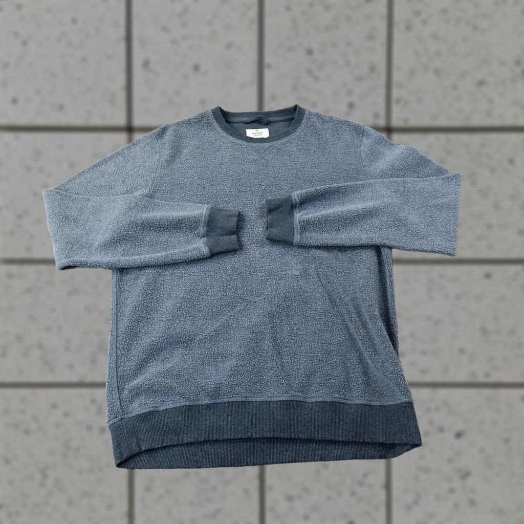 Marine Layer Marine Layer Sweatshirt Mens S Gray Fleece Crewneck Pullover Cozy Knit All Seasons Pullover Shirt Mens Size US S / EU 44-46 / 1 - 1 Thumbnail