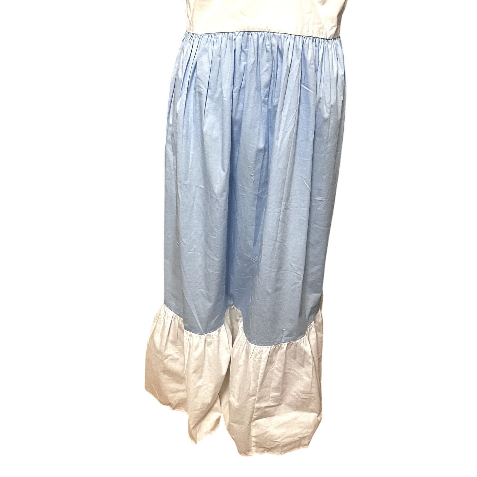 Other Riley & Rae Midi Sundress Spaghetti Straps White/Blue XL NWT Size XL / US 12-14 / IT 48-50 - 9 Thumbnail