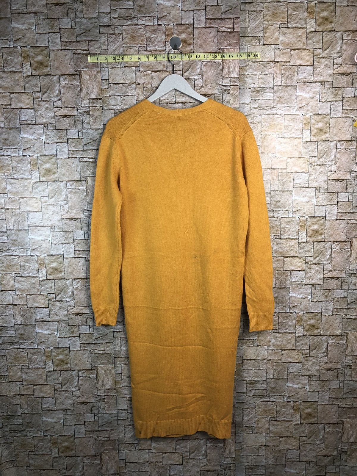 Homespun Knitwear × Undercover × Uniqlo Uniqlo X Undercover Mustard Long Knitwear #A919 Size S / US 4 / IT 40 - 12 Thumbnail