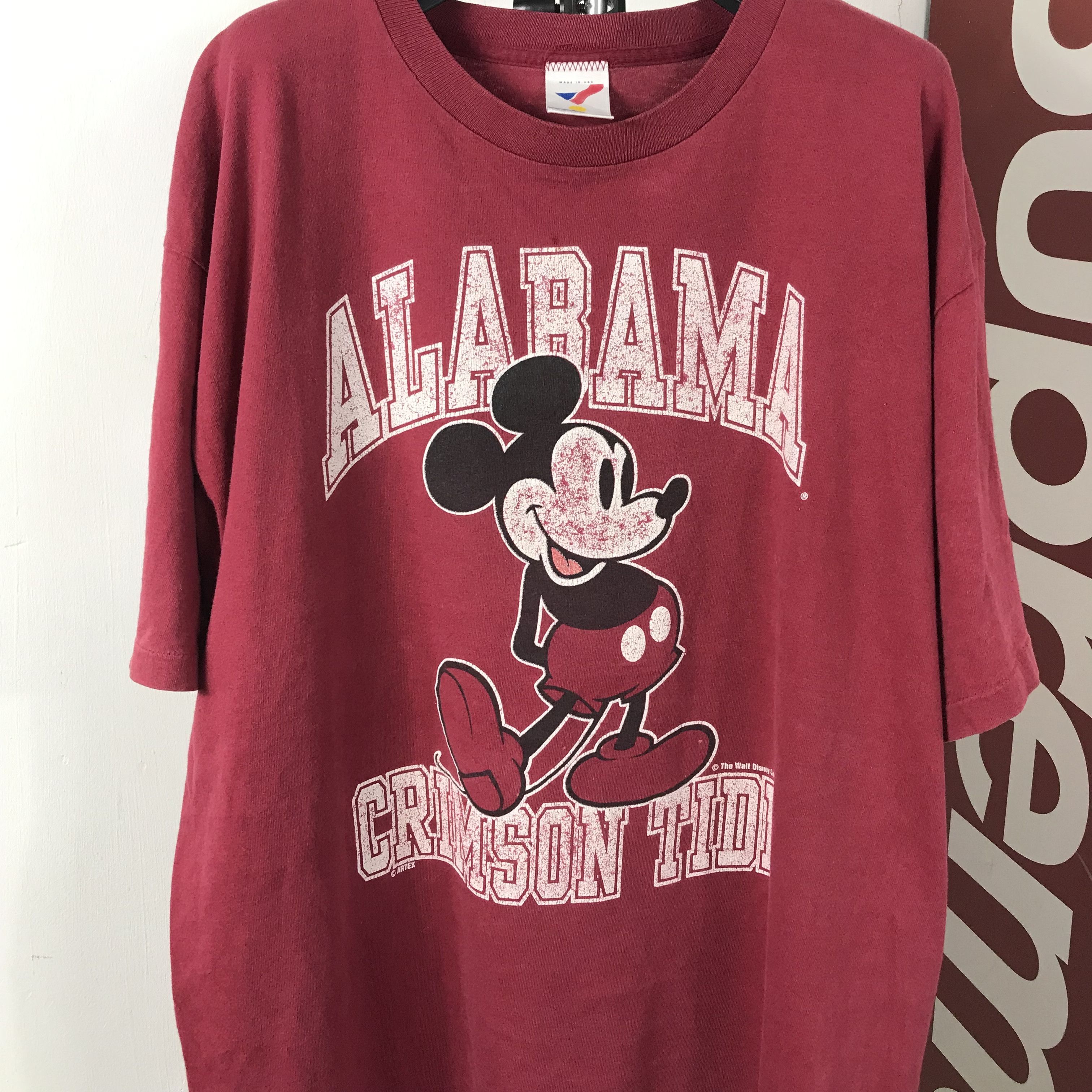 Disney Rare 80s florida mickey mouse Disney tshirt single stitch Size US XL / EU 56 / 4 - 3 Thumbnail