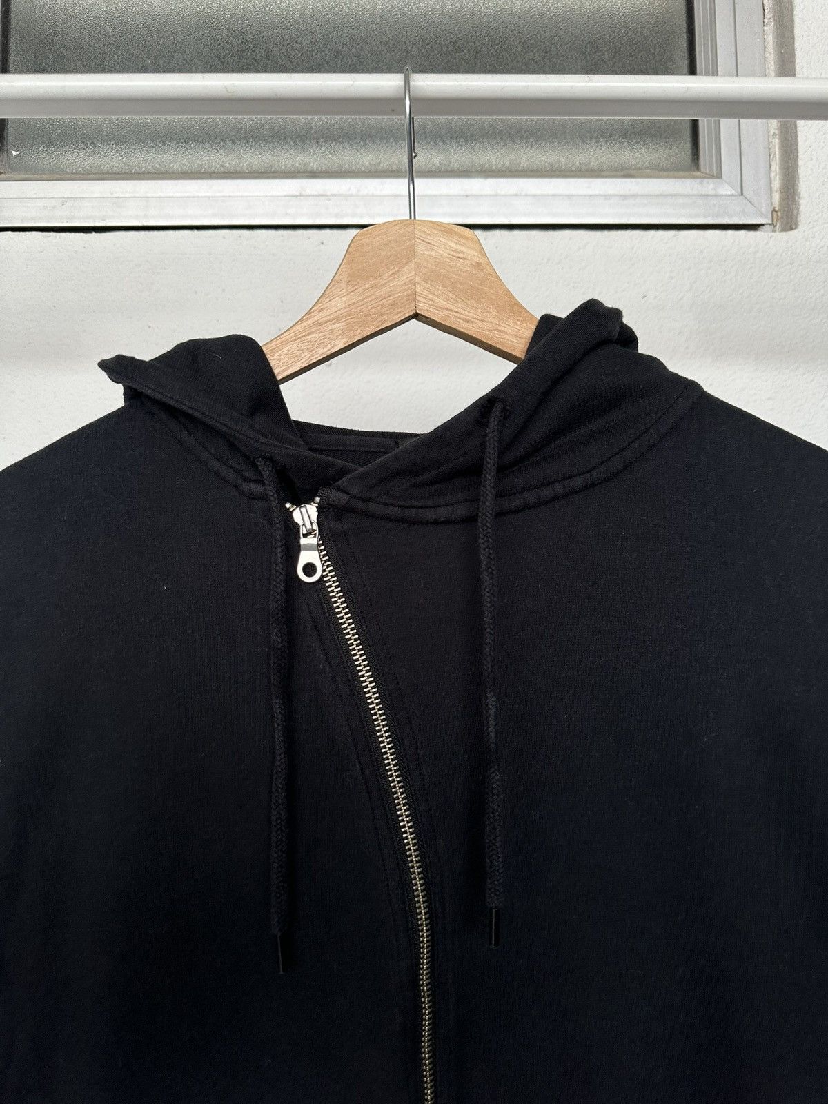 Japanese Brand 2006SS - Comme Ca Ism asymmetric zipper hoodie Size US M / EU 48-50 / 2 - 12 Thumbnail