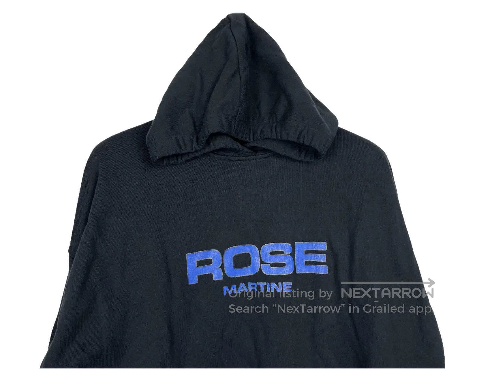 Martine Rose Martine Rose Blue Logo Oversized Hoodie Size US M / EU 48-50 / 2 - 3 Thumbnail