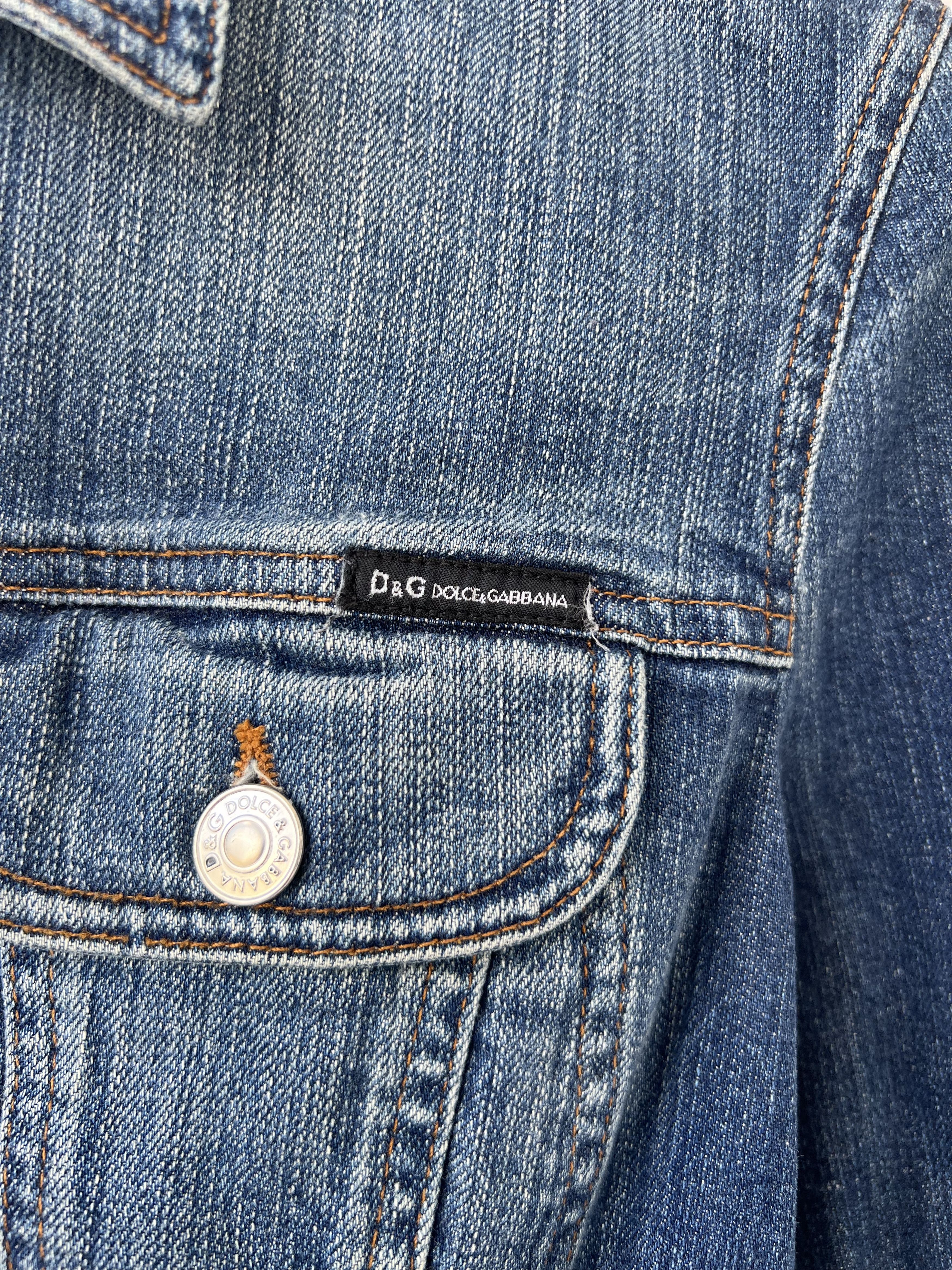Dolce & Gabbana Dolce Gabbana Denim Jacket M Size M / US 6-8 / IT 42-44 - 2 Thumbnail