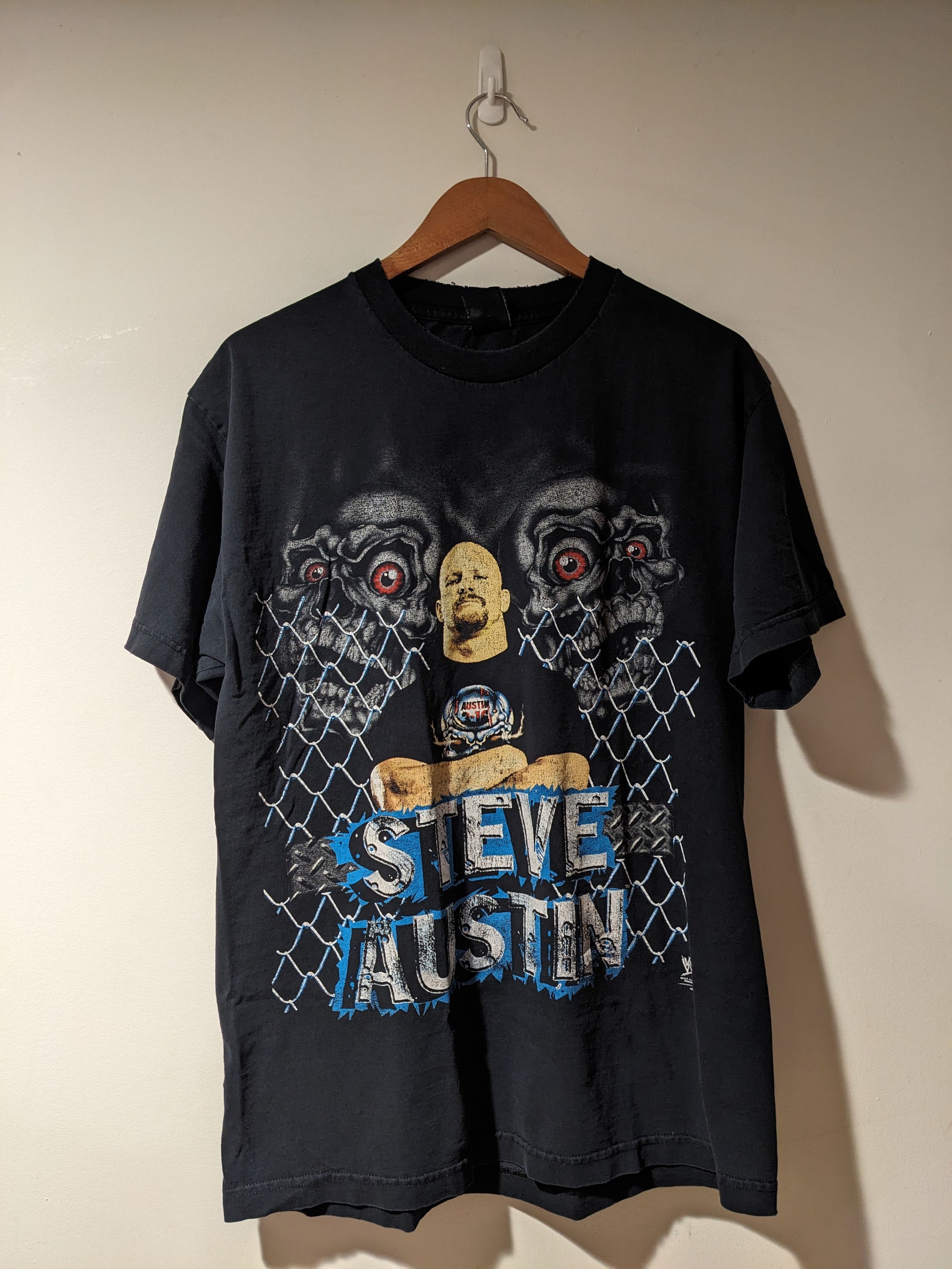 Vintage WWF Stone Cold Steve Austin 3:16 Skull sold Tee