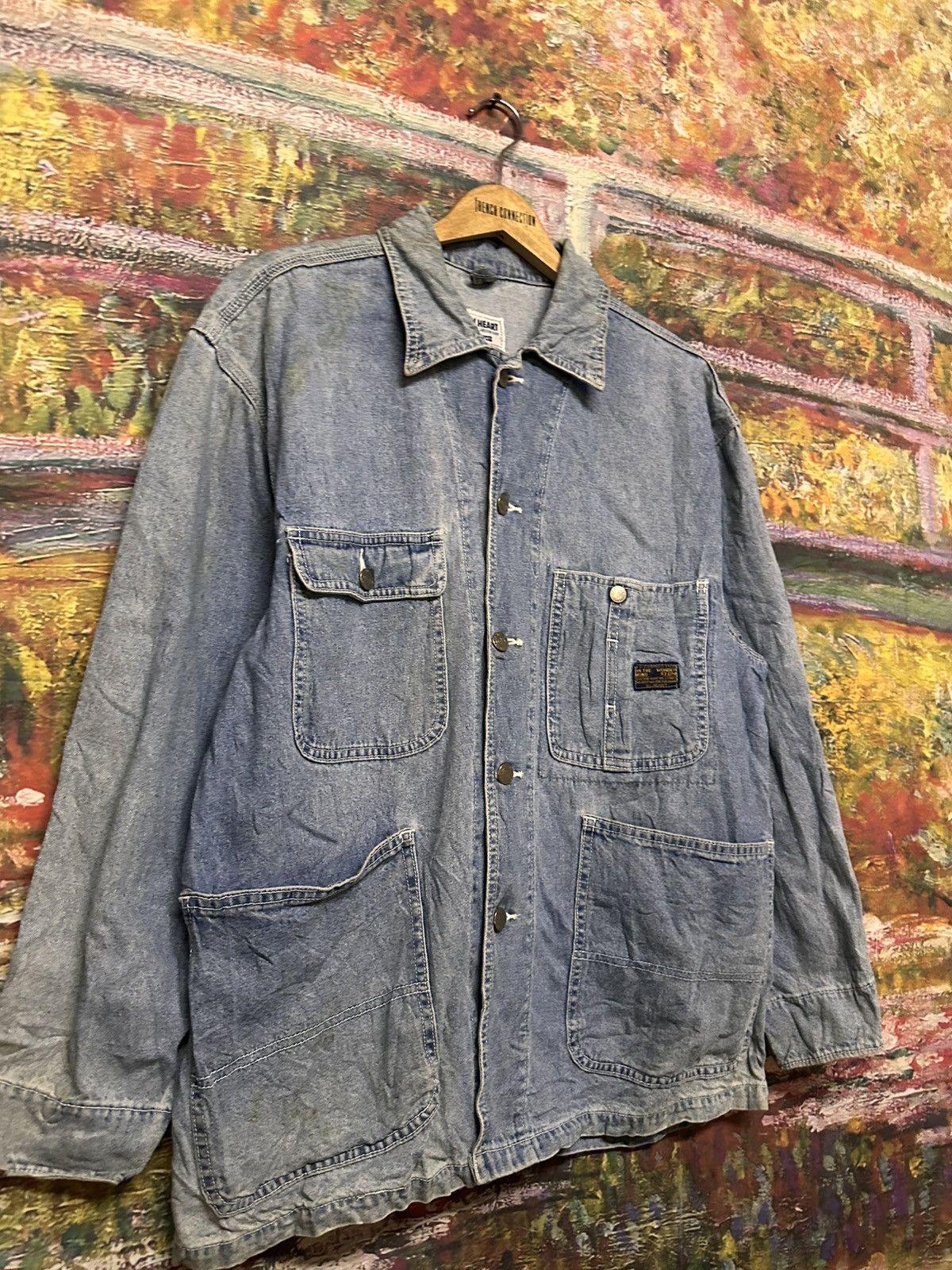 Japanese Brand Vintage GL HEART Denim Jacket Size US M / EU 48-50 / 2 - 5 Thumbnail