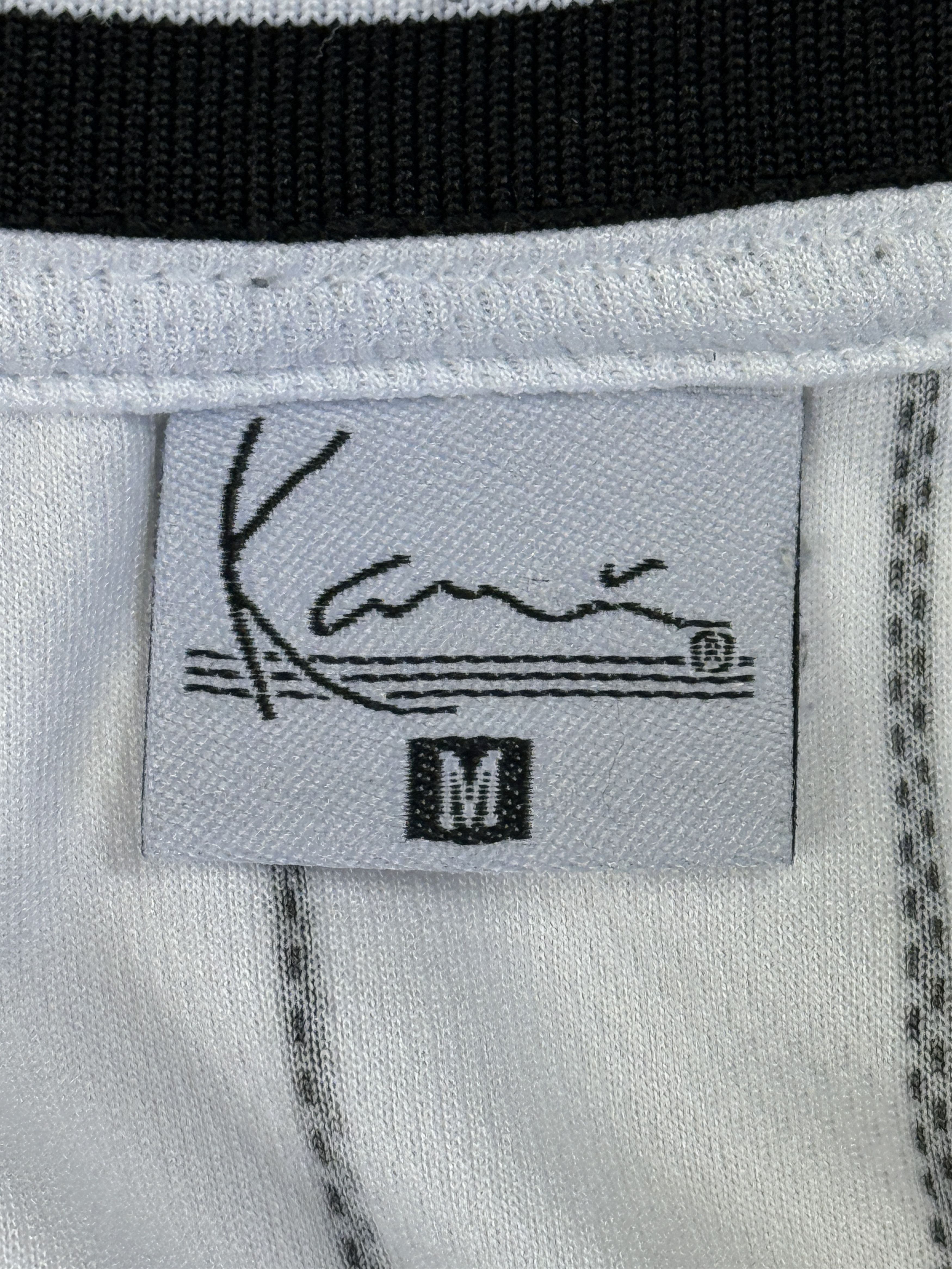 Karl Kani Karl Kani Logo Hip Hop Button Up Pinstriped Baseball Jersey Size US M / EU 48-50 / 2 - 4 Thumbnail