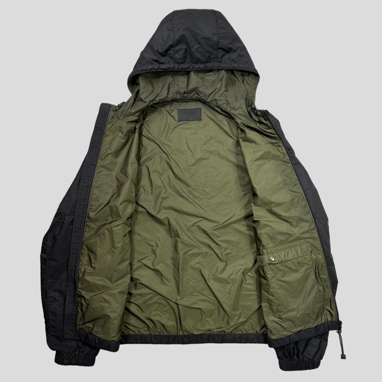 Prada Prada Milano 2017 Rubber Logo Laminated K-way Windbreaker L Size US L / EU 52-54 / 3 - 4 Thumbnail