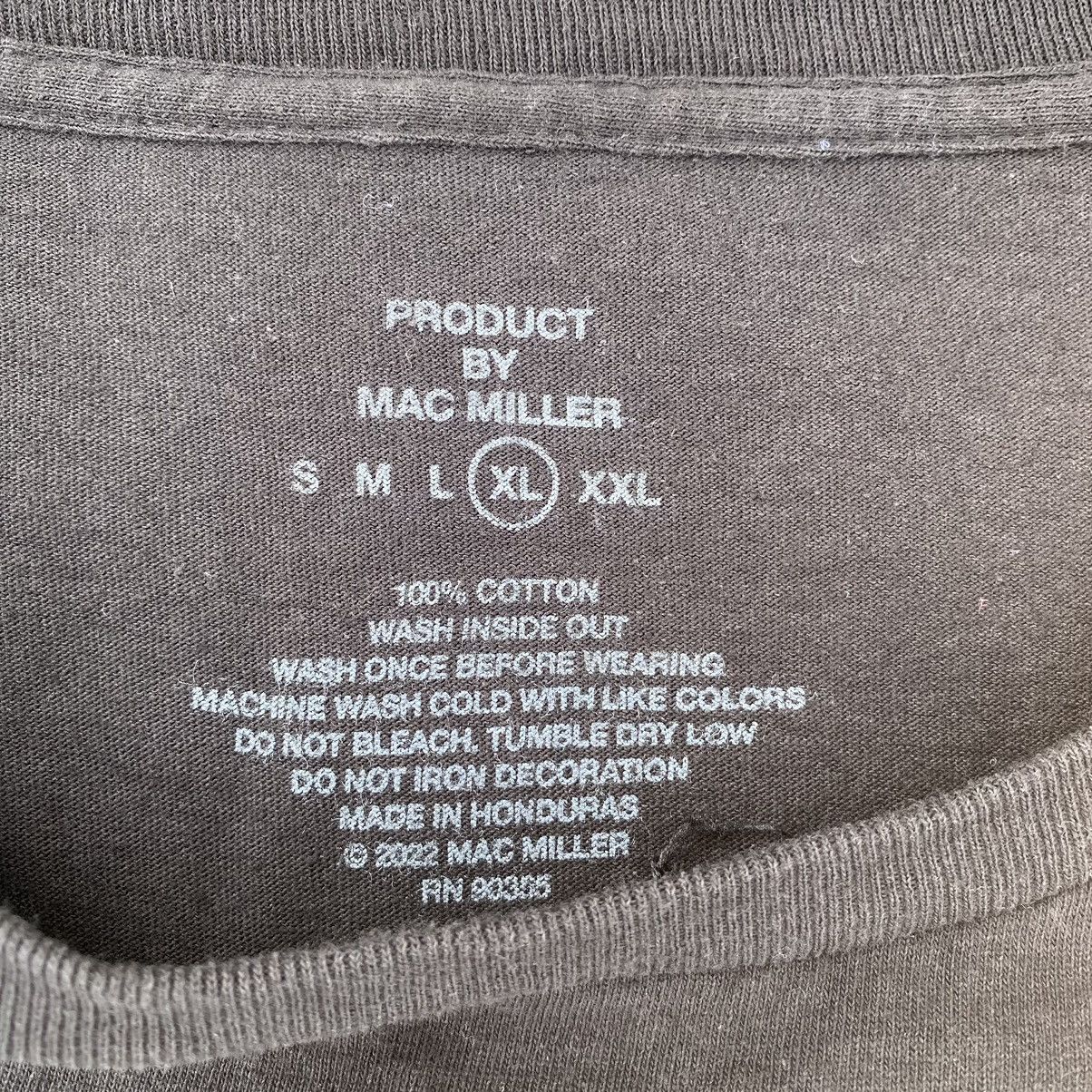 Mac Miller Rare Mac Miller American Rapper Oversized Tee Size US XL / EU 56 / 4 - 4 Thumbnail