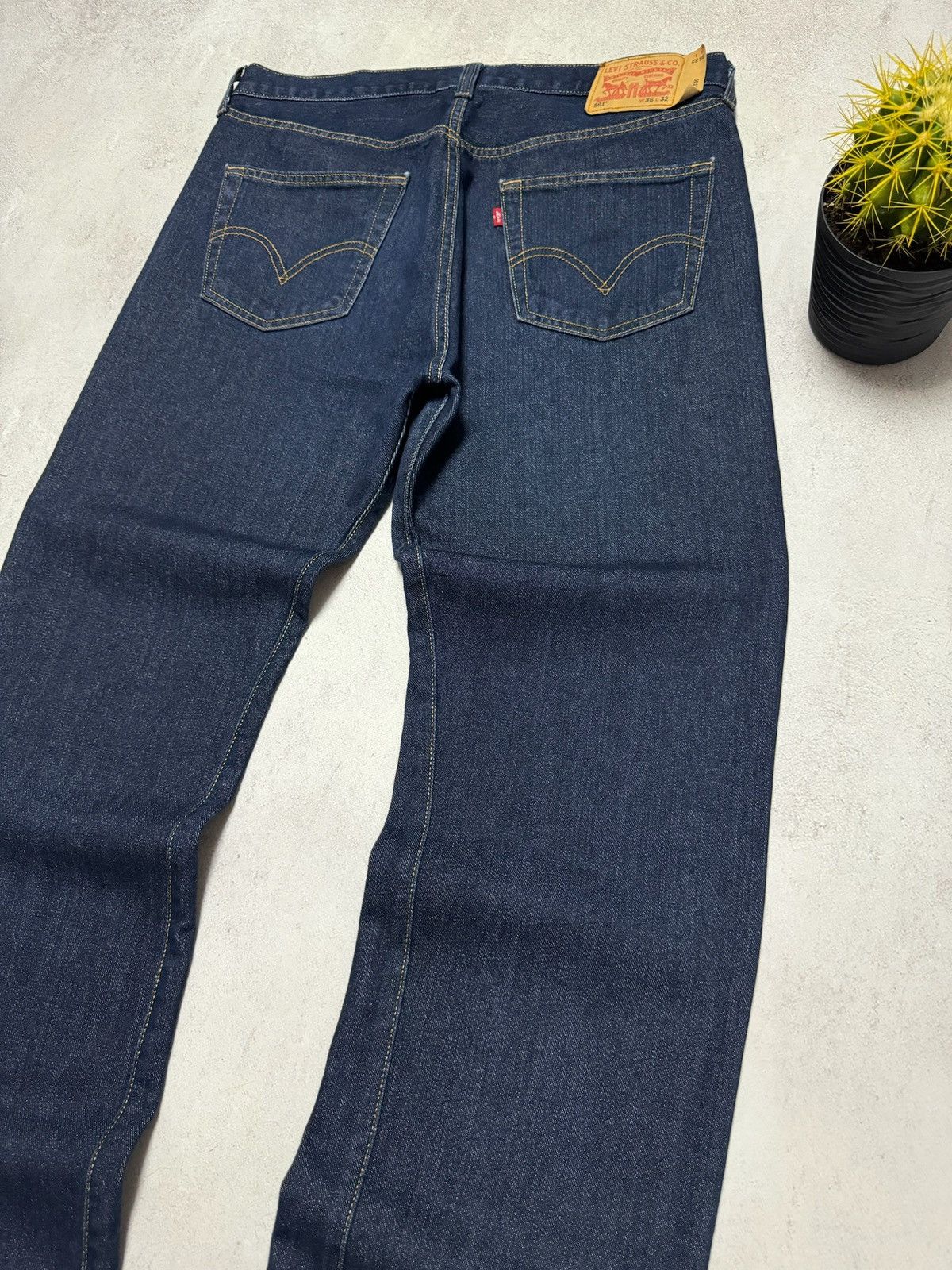 Levi's × Vintage Vintage Levis 501 Jeans Straight Baggy W36 L32 Baggy Y2K 90s Size US 36 / EU 52 - 3 Thumbnail