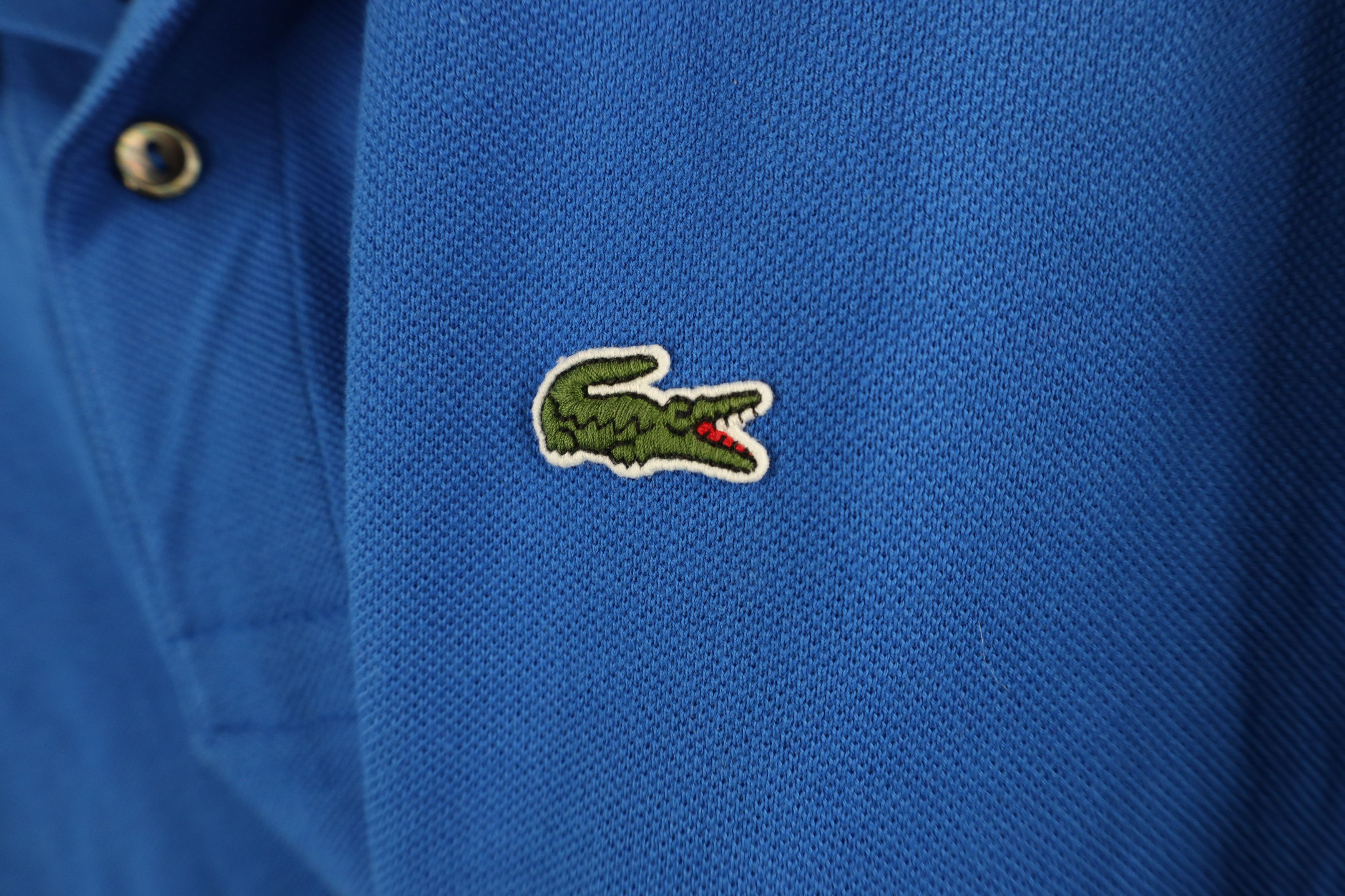 Lacoste × Vintage Lacoste Fit Croc Logo Pique Cotton Short Sleeve Polo Shirt Size US XL / EU 56 / 4 - 4 Thumbnail
