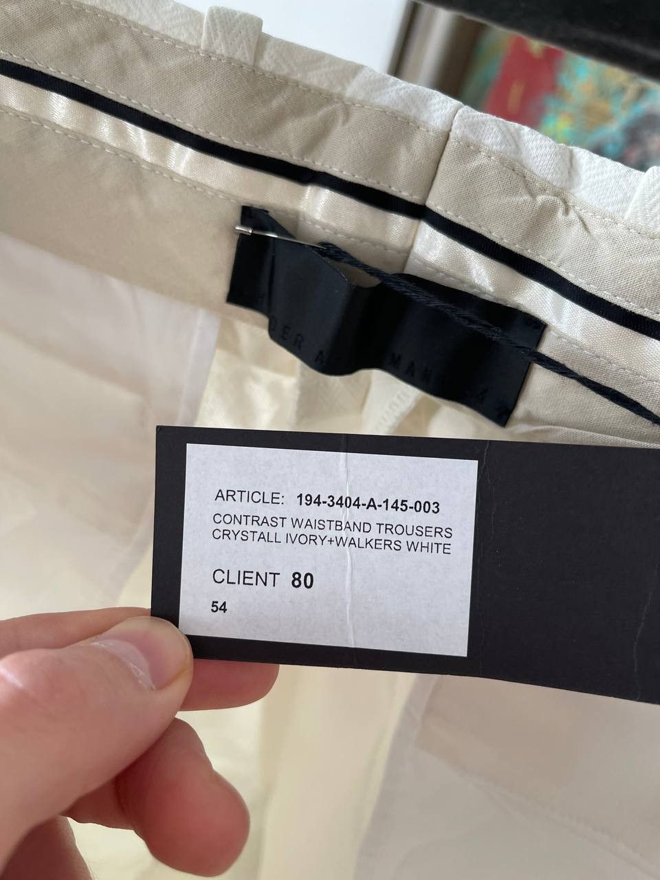 Haider Ackermann Haider Ackermann Denim White Pants Size US 38 / EU 54 - 5 Thumbnail