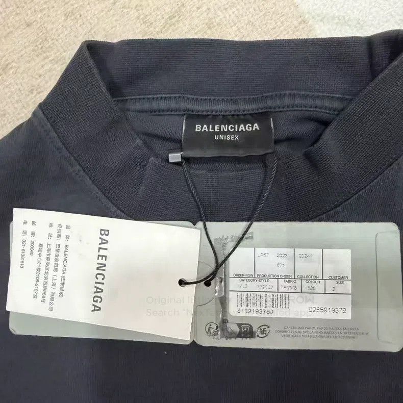 Balenciaga Balenciaga Solid color pattern print short-sleeve - Black Size US M / EU 48-50 / 2 - 3 Thumbnail