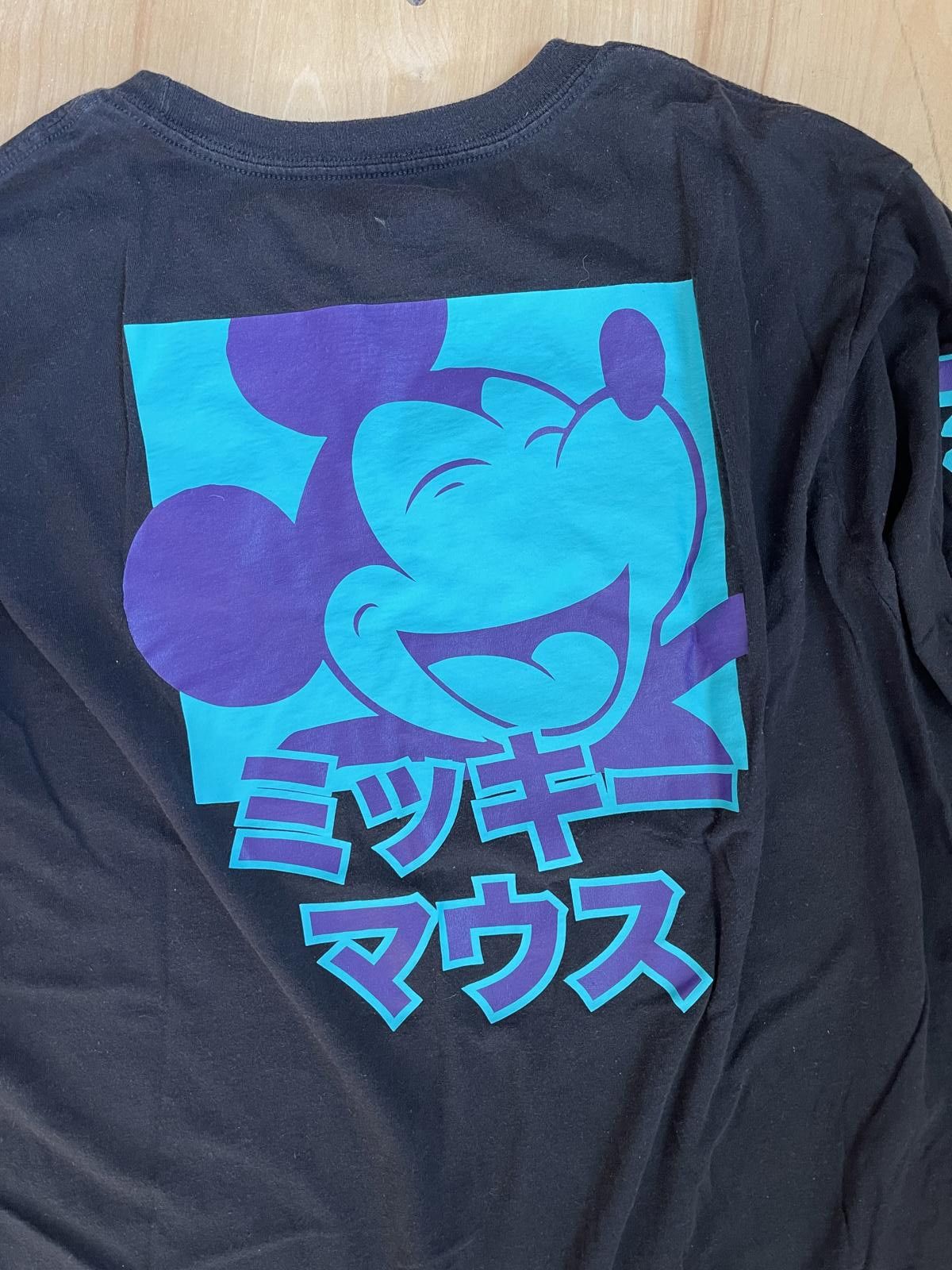 Disney Disney Mickey Mouse Long Sleeve Shirt Mens 2X Graphic Black Size US XXL / EU 58 / 5 - 2 Thumbnail