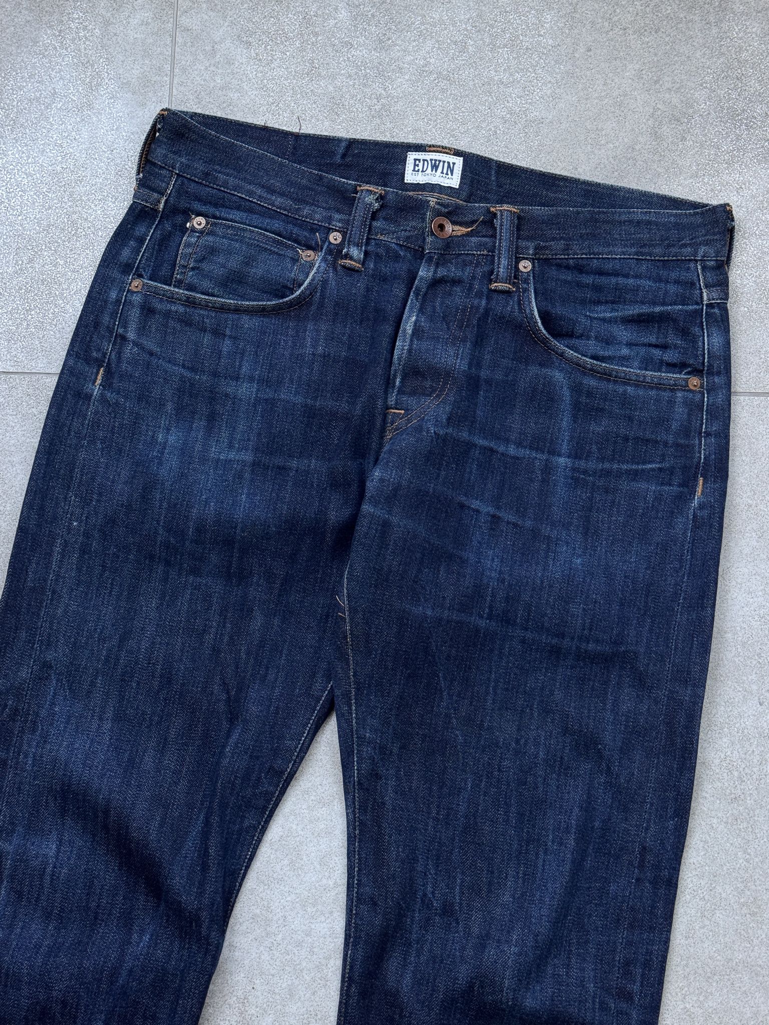 Edwin Edwin Selvedge Blue Denim Jeans Size US 32 / EU 48 - 3 Thumbnail