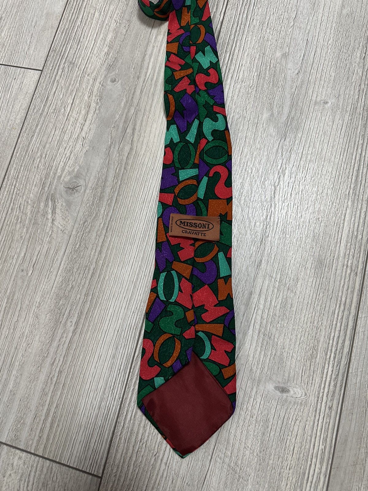 Other Luxury Missoni Cravatte Multicolor Silk Tie Made In Italy Size ONE SIZE - 5 Thumbnail