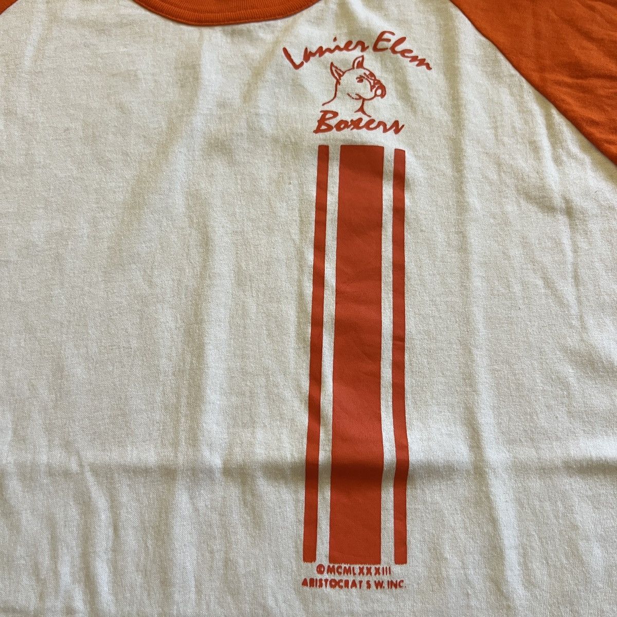 Vintage Vintage 80s Lanier Elem Boxers Baseball shirt Size US XL / EU 56 / 4 - 2 Thumbnail