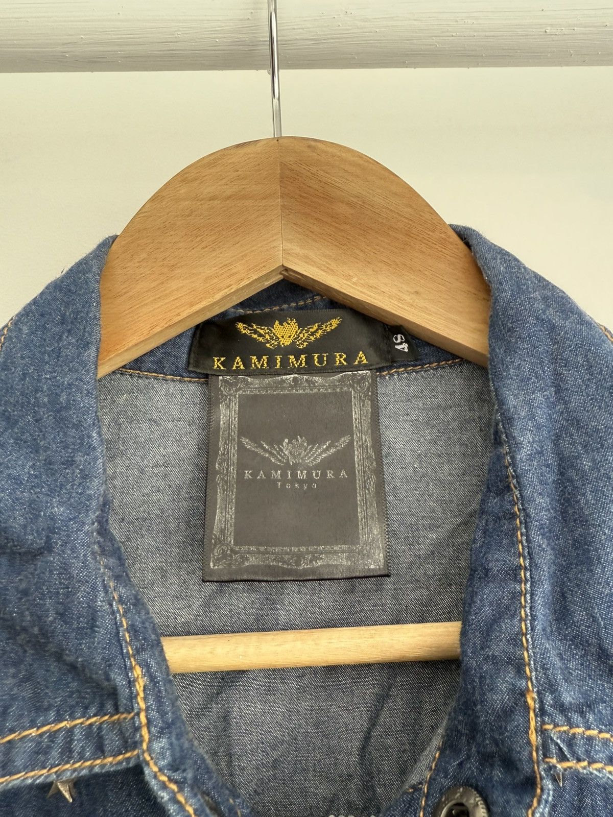 Japanese Brand × Vintage Vintage Kamimura Tokyo Avant Garde Denim Shirt Size US M / EU 48-50 / 2 - 3 Thumbnail