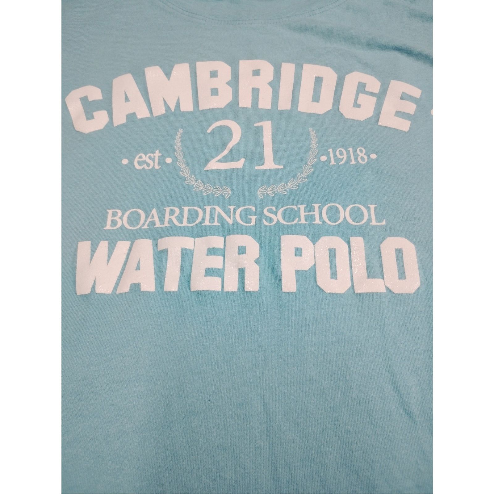 Maurice Lacroix Cambridge Water Polo Graphic Tee - Light Blue Size L / US 10 / IT 46 - 2 Thumbnail