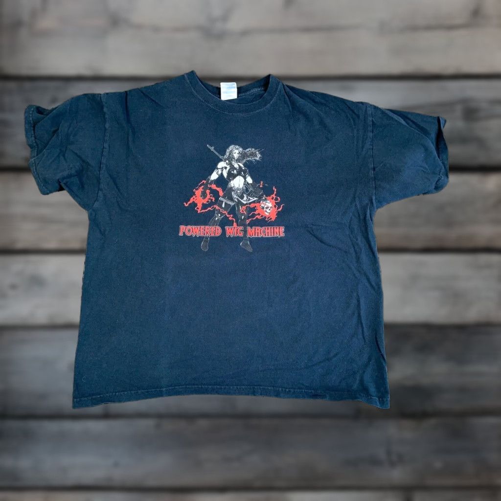 Gildan Powdered Wig Machine Graphic T-Shirt Adult XL Black Gildan Size US XL / EU 56 / 4 - 1 Thumbnail