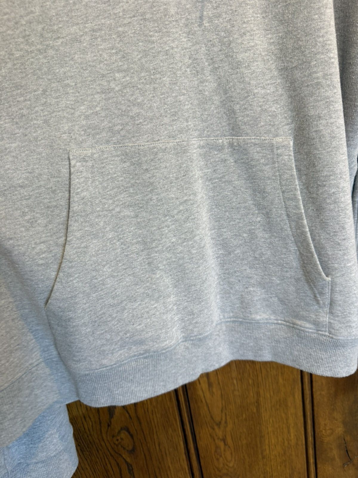 Saint Laurent Paris SS20 Saint Laurent Rive Gauche logo hoodie grey XXL Size US XXL / EU 58 / 5 - 13 Thumbnail