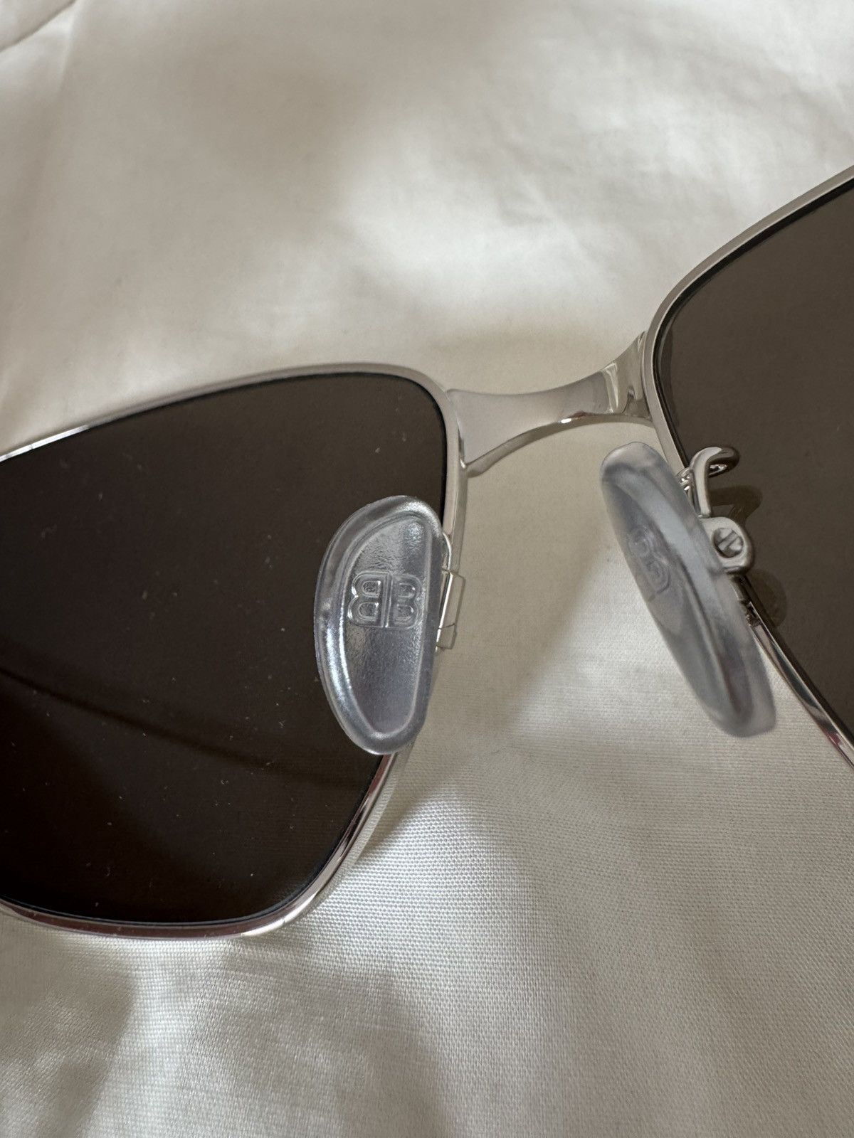 Balenciaga Balenciaga BB0375OA Sunglasses Silver Size ONE SIZE - 12 Thumbnail