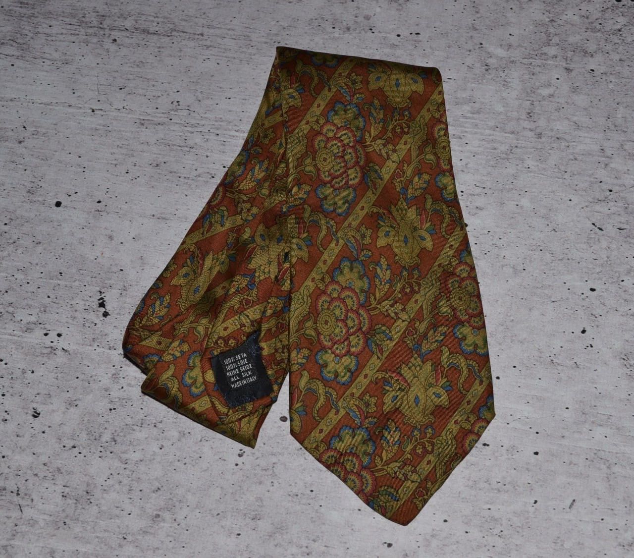 MCM × Vintage Vintage MCM Tie Silk Size ONE SIZE - 1 Thumbnail
