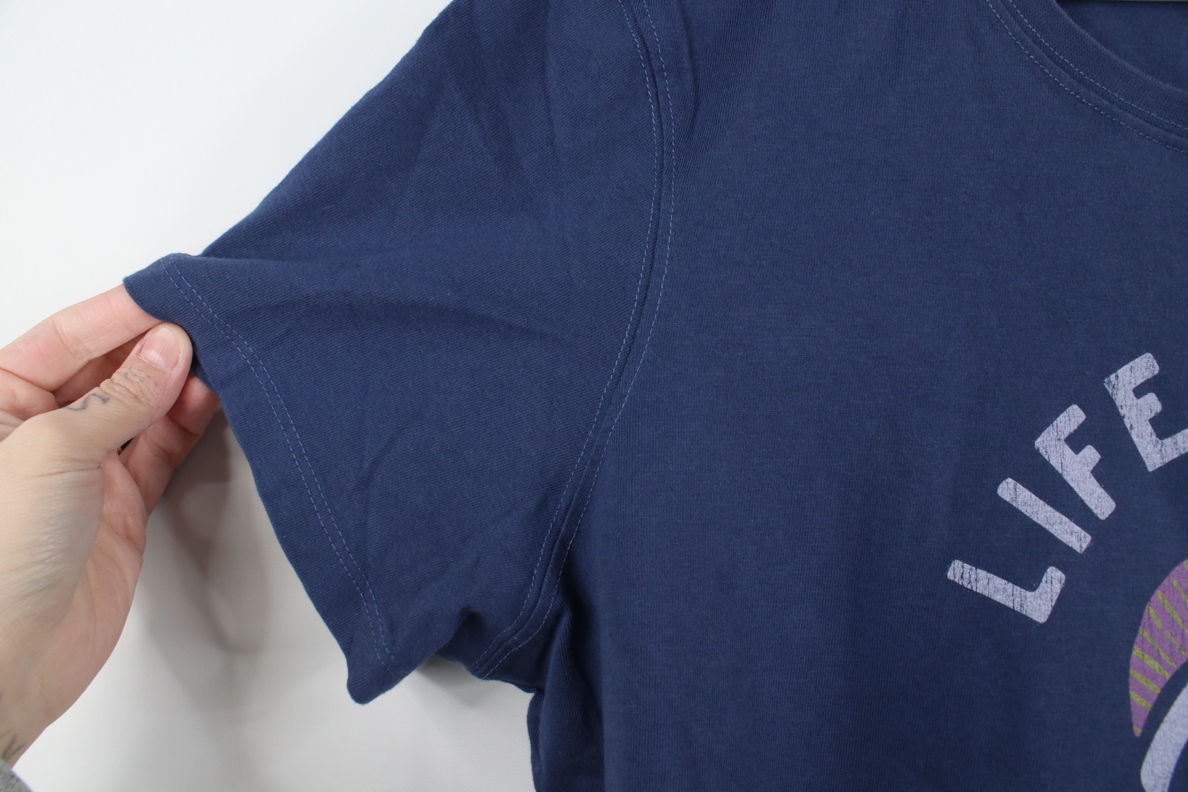 Life is Good × Vintage Life Is Good Spell Key West Flip Flops Sandals T-Shirt Blue Size L / US 10 / IT 46 - 7 Thumbnail
