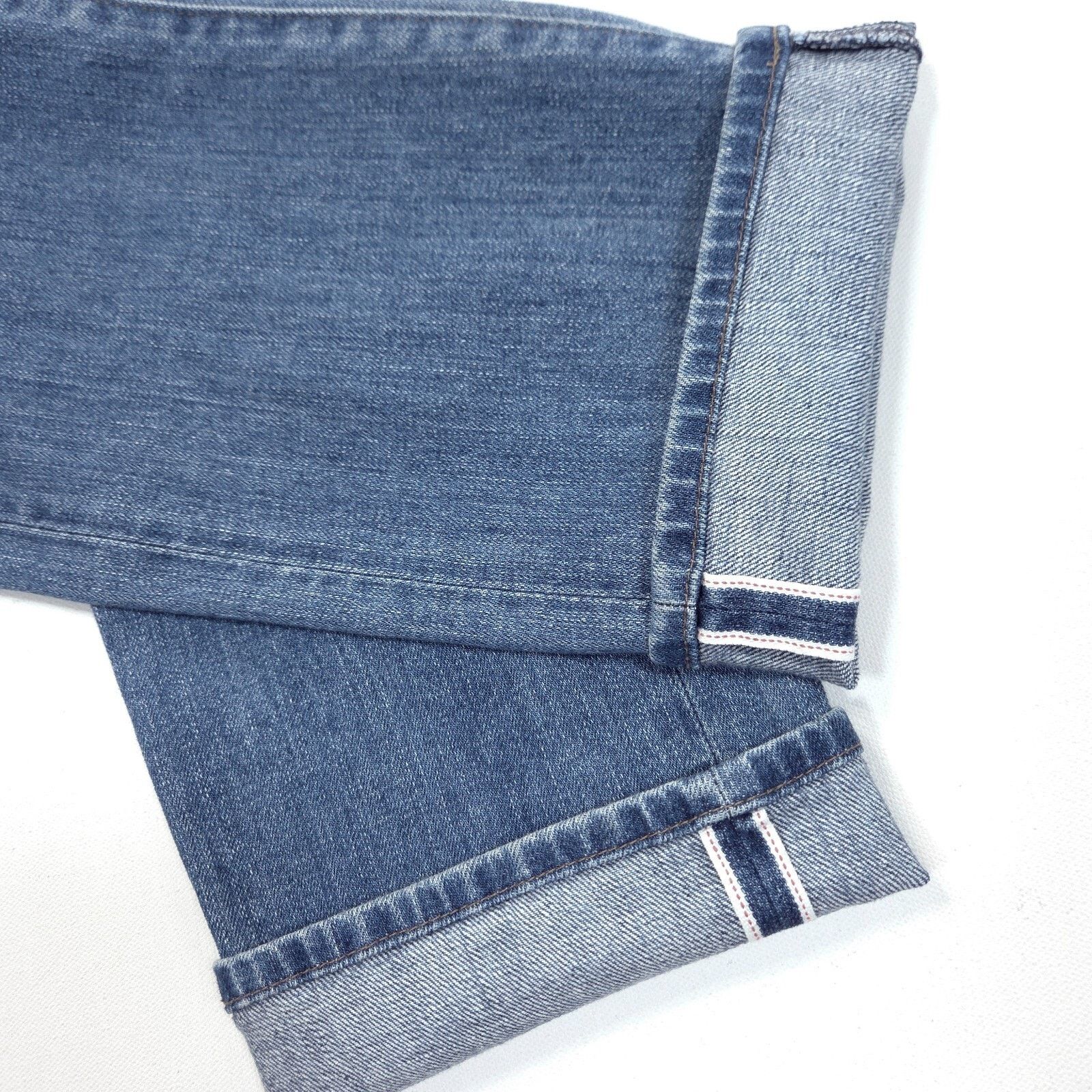 Bonobos Bonobos Selvedge Jeans Mens 35x35 Slim Fit Stretch Blue USA Size US 35 - 8 Thumbnail