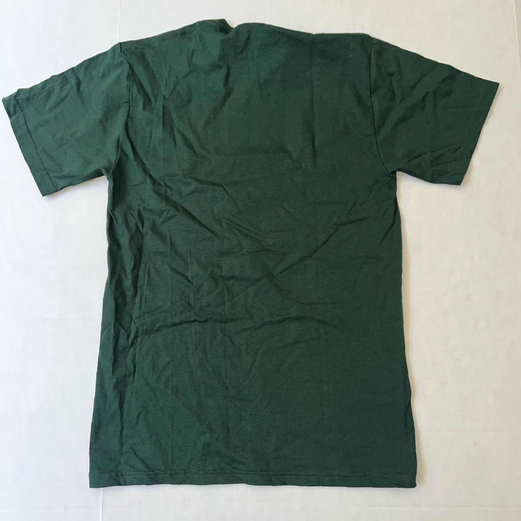 Hanes Hanes Shirt Crew Neck Short Sleeve Green Cotton Logo Deerfield Academy Elite Private Prep School Adult Small Men’s Shirt Size US S / EU 44-46 / 1 - 5 Thumbnail