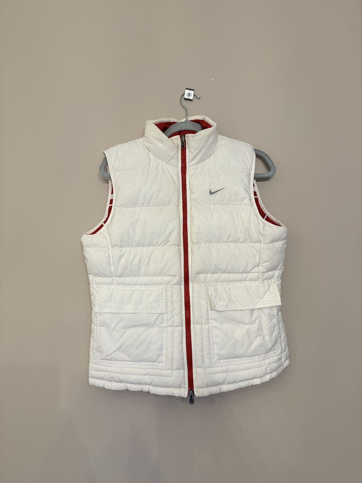 Nike Nike vest 90s women’s down puffer 2 in 1 reversible red Size L / US 10 / IT 46 - 8 Thumbnail