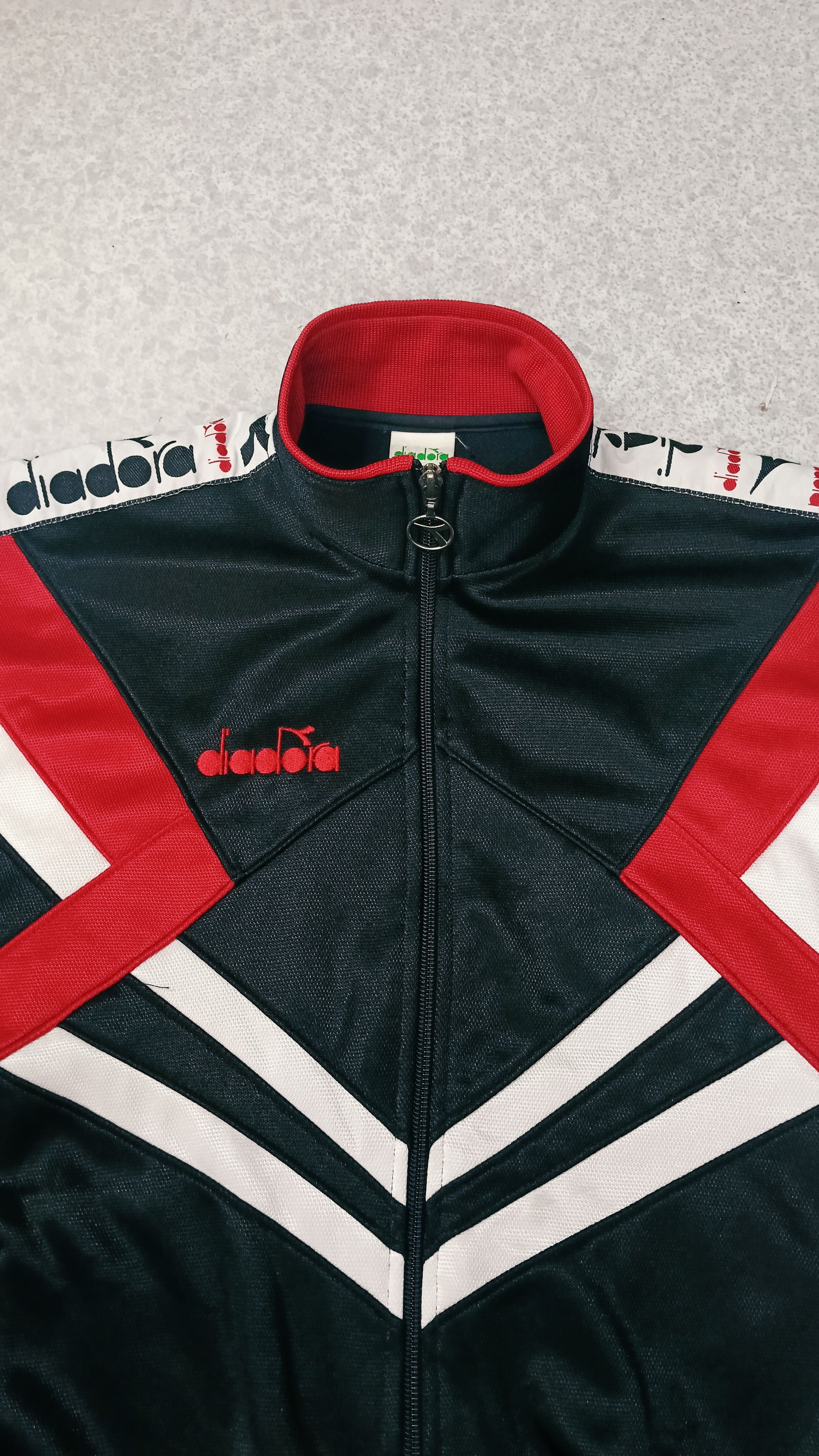 Diadora Rare Vintage Diadora Match Winner Training Sweater Size US L / EU 52-54 / 3 - 5 Thumbnail